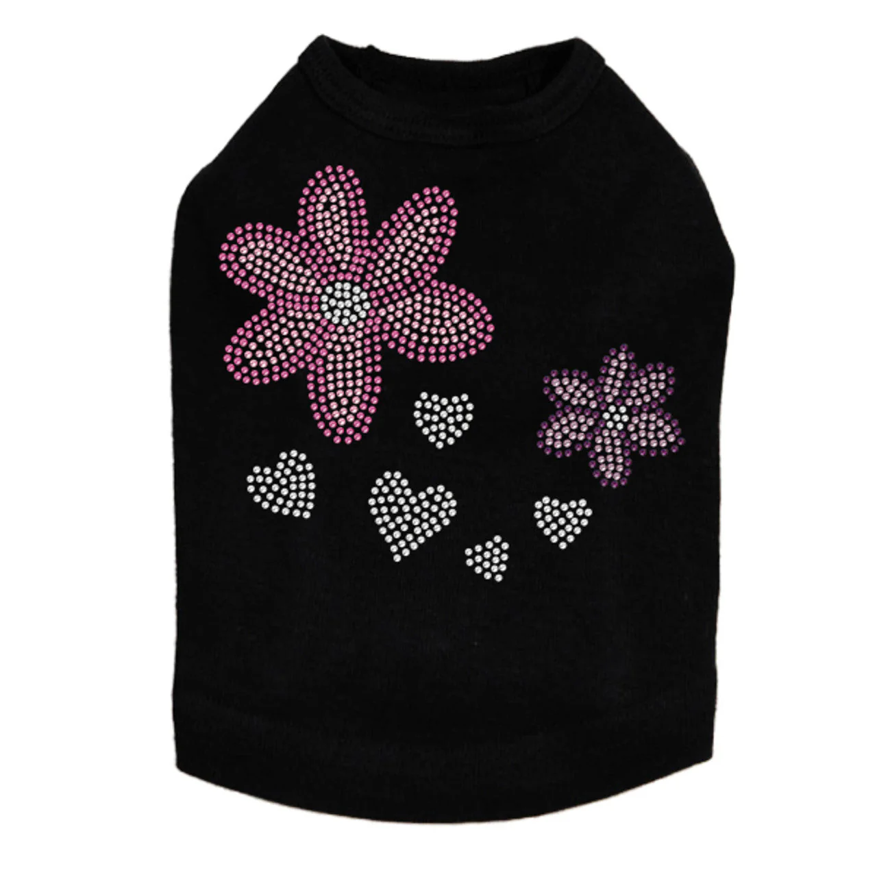Pink & Purple Flowers - Dog Tank - Image 14