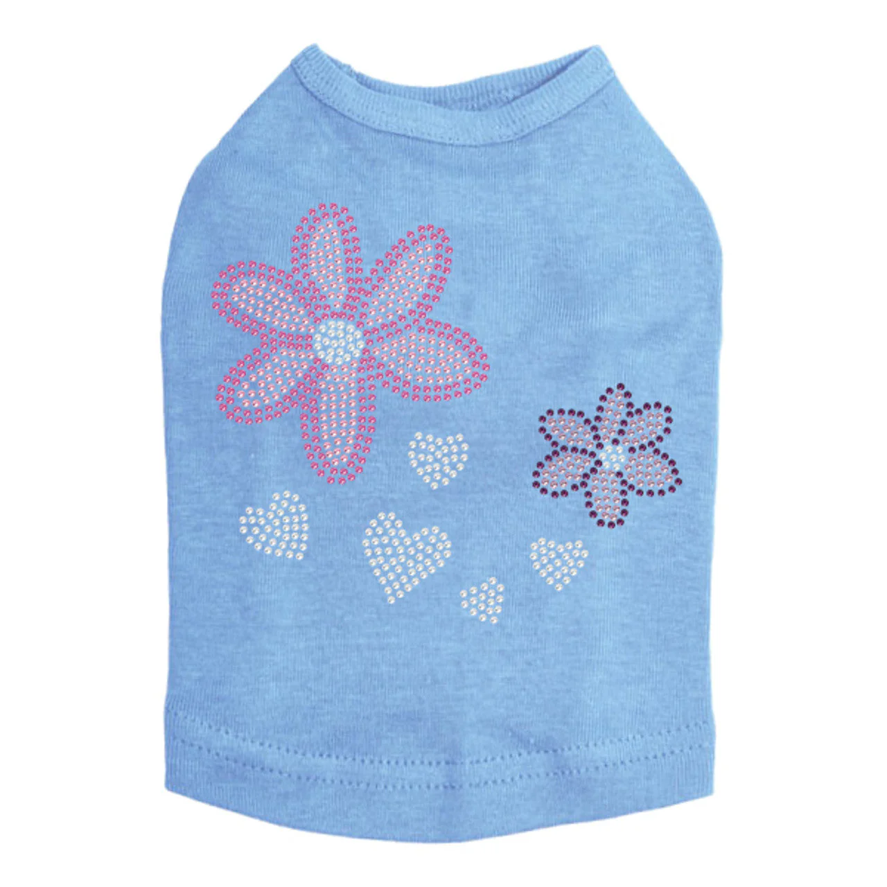 Pink & Purple Flowers - Dog Tank - Image 16