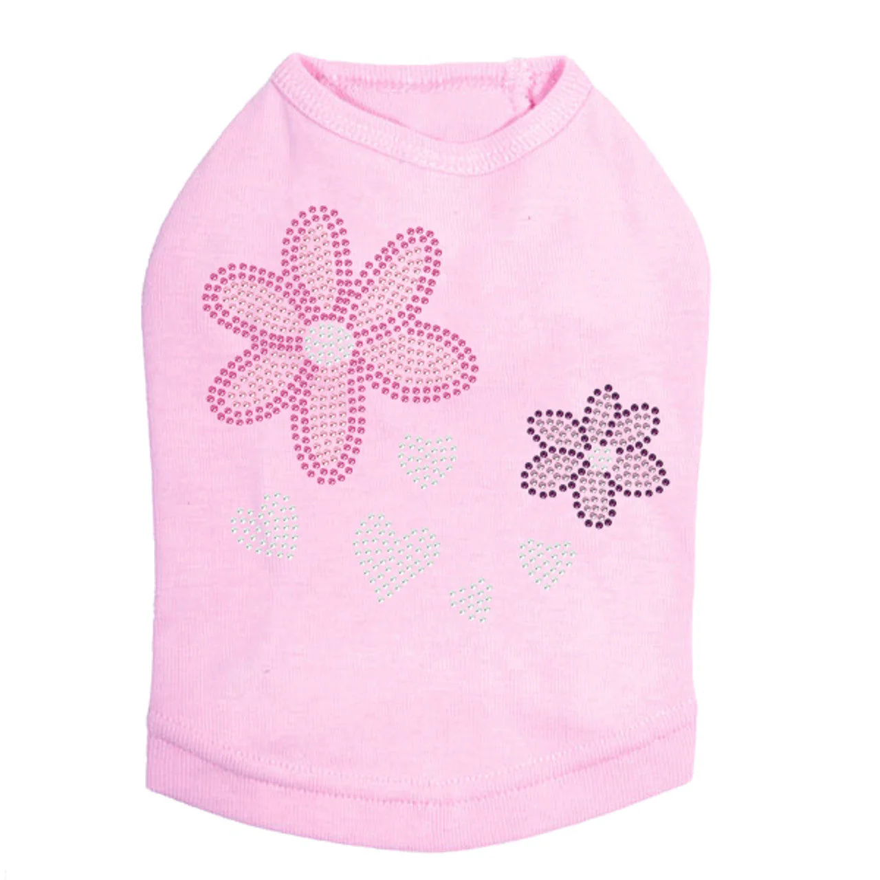 Pink & Purple Flowers - Dog Tank - Image 9
