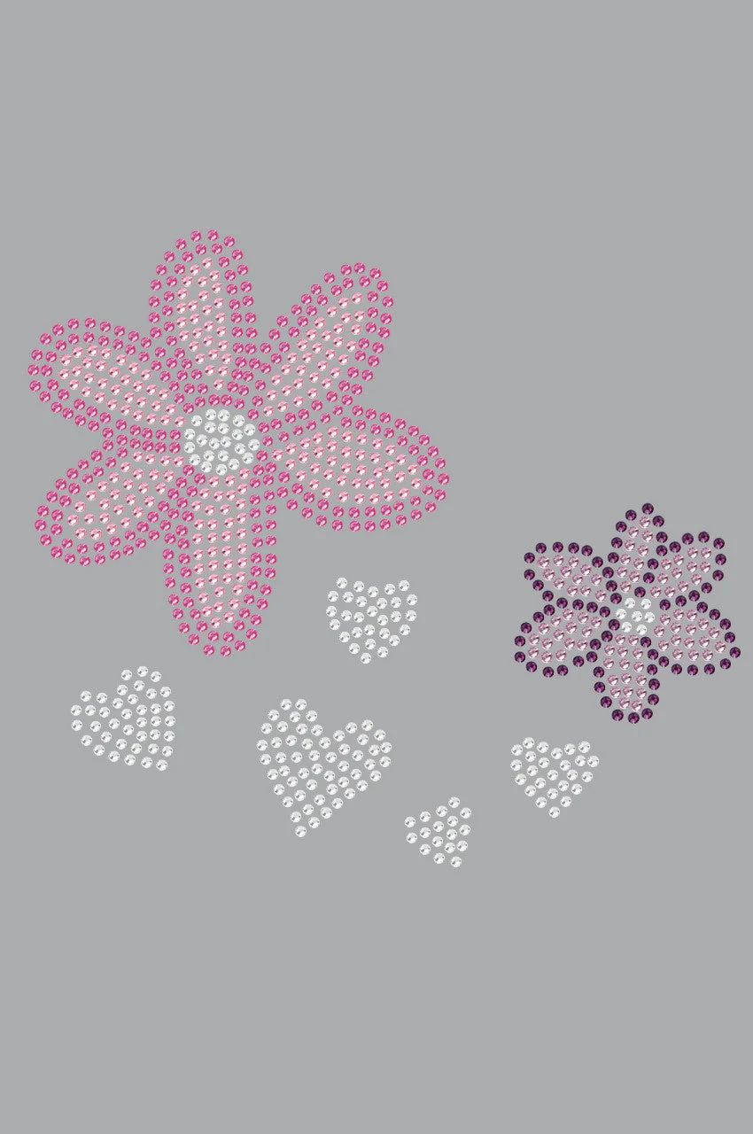 Pink & Purple Flowers - Women's T-shirt - Image 11