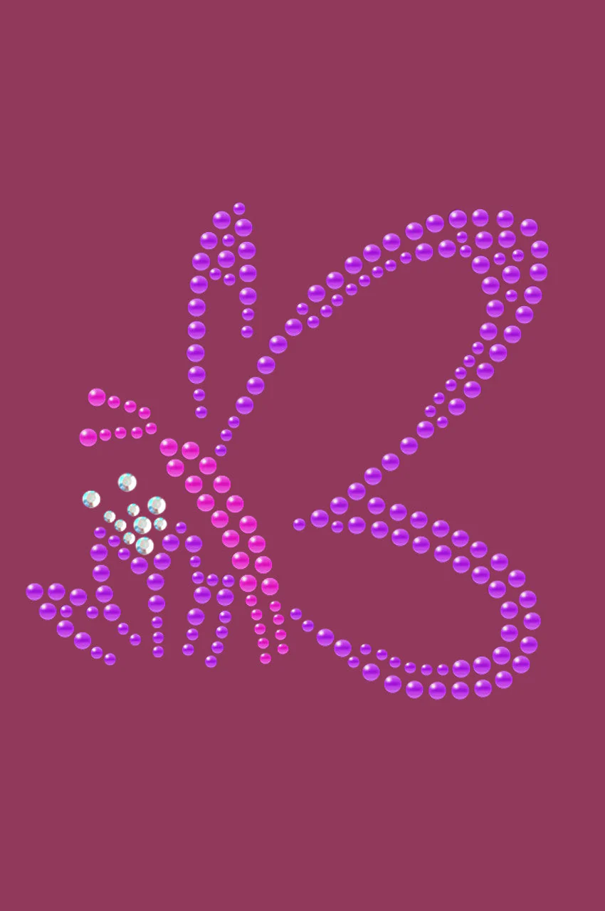 Pink & Purple Nailhead Butterfly - Bandannas - Image 16