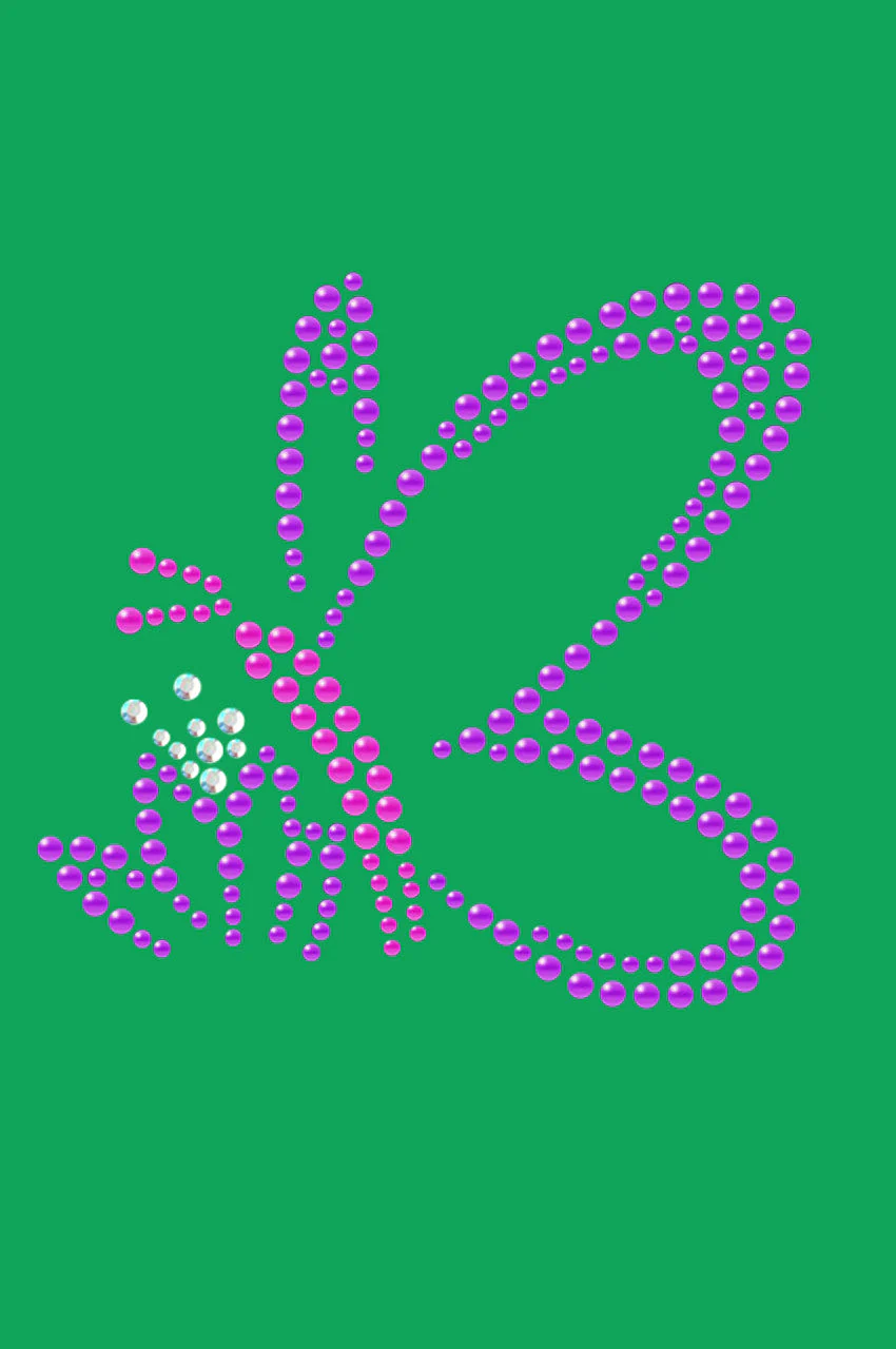 Pink & Purple Nailhead Butterfly - Bandannas - Image 6