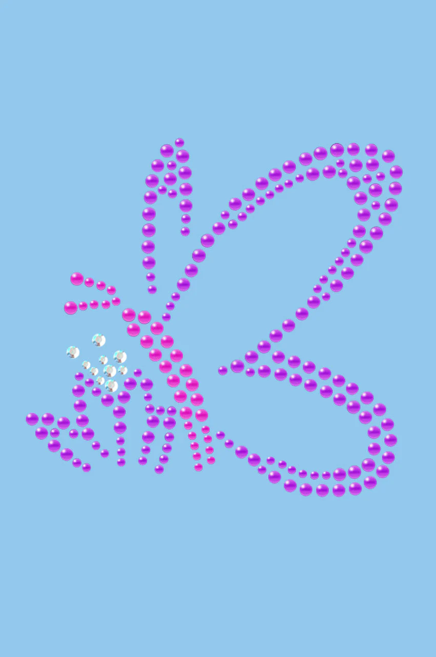 Pink & Purple Nailhead Butterfly - Bandannas - Image 7