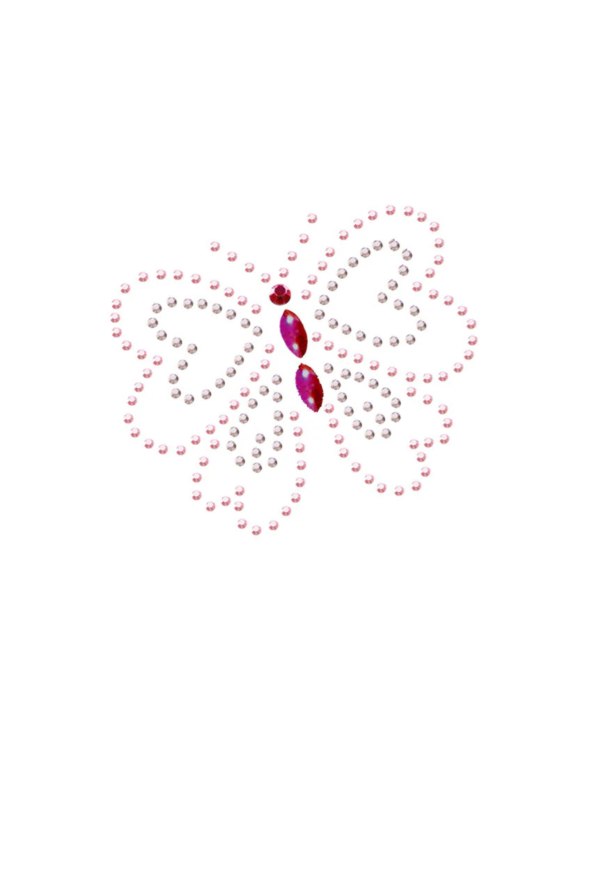 Pink Rhinestud Butterfly - Custom Tutu - Image 9