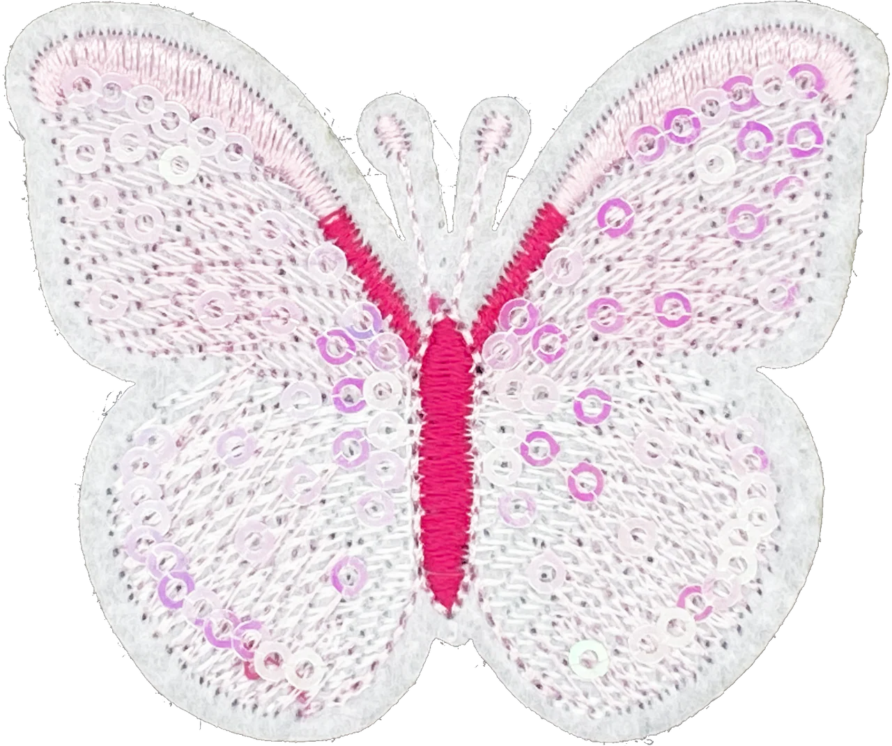 Pink Sequin Butterfly - Patch