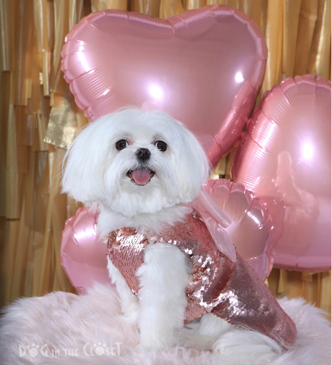 Pink Sparkle Sequin Dress - Image 5