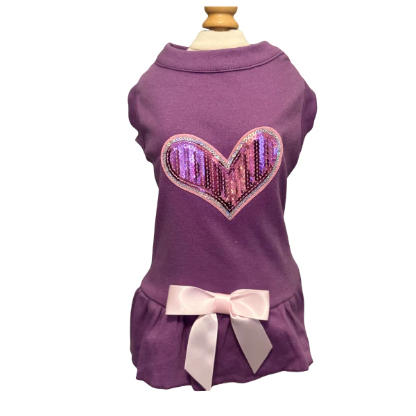 Bark 5th Ave., LLC Premium Dog Dress - Pink/XS