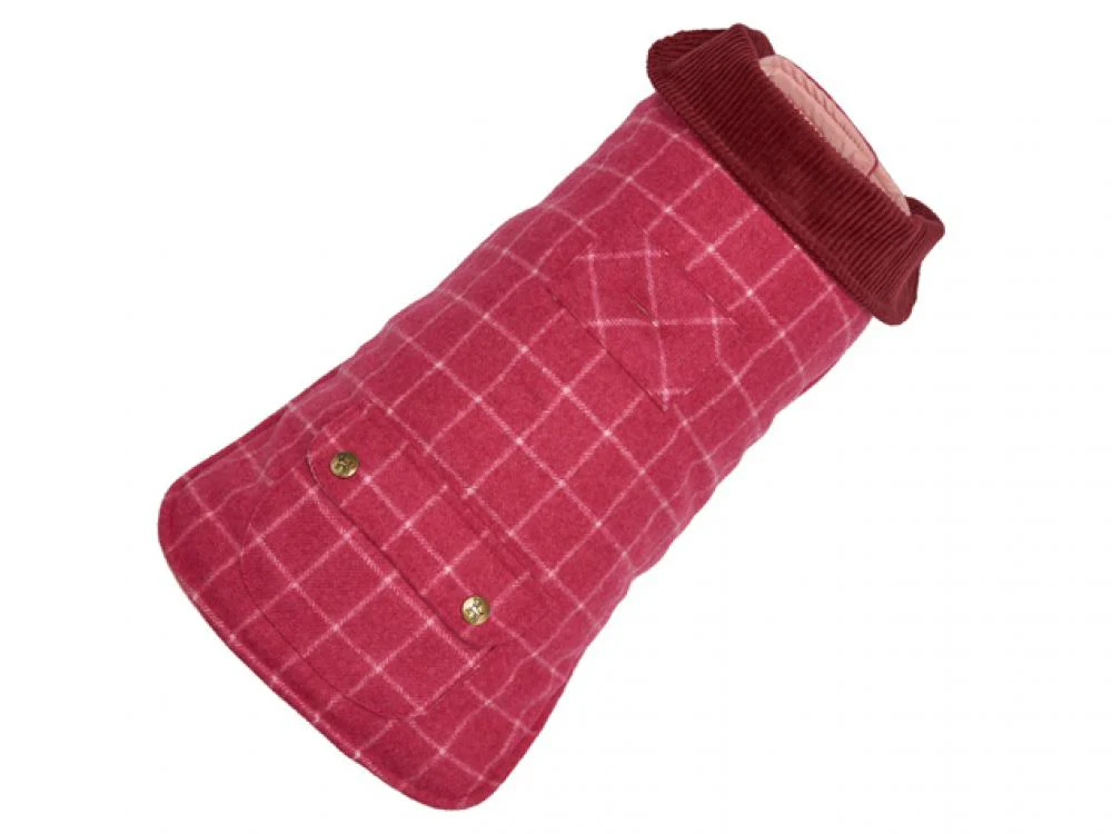 Up Country Pink Tweed Coat Pet Accessory