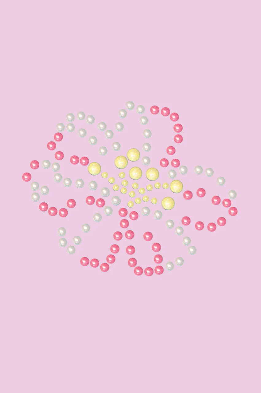 Pink & Yellow Pearl Flower - Bandanna - Image 4