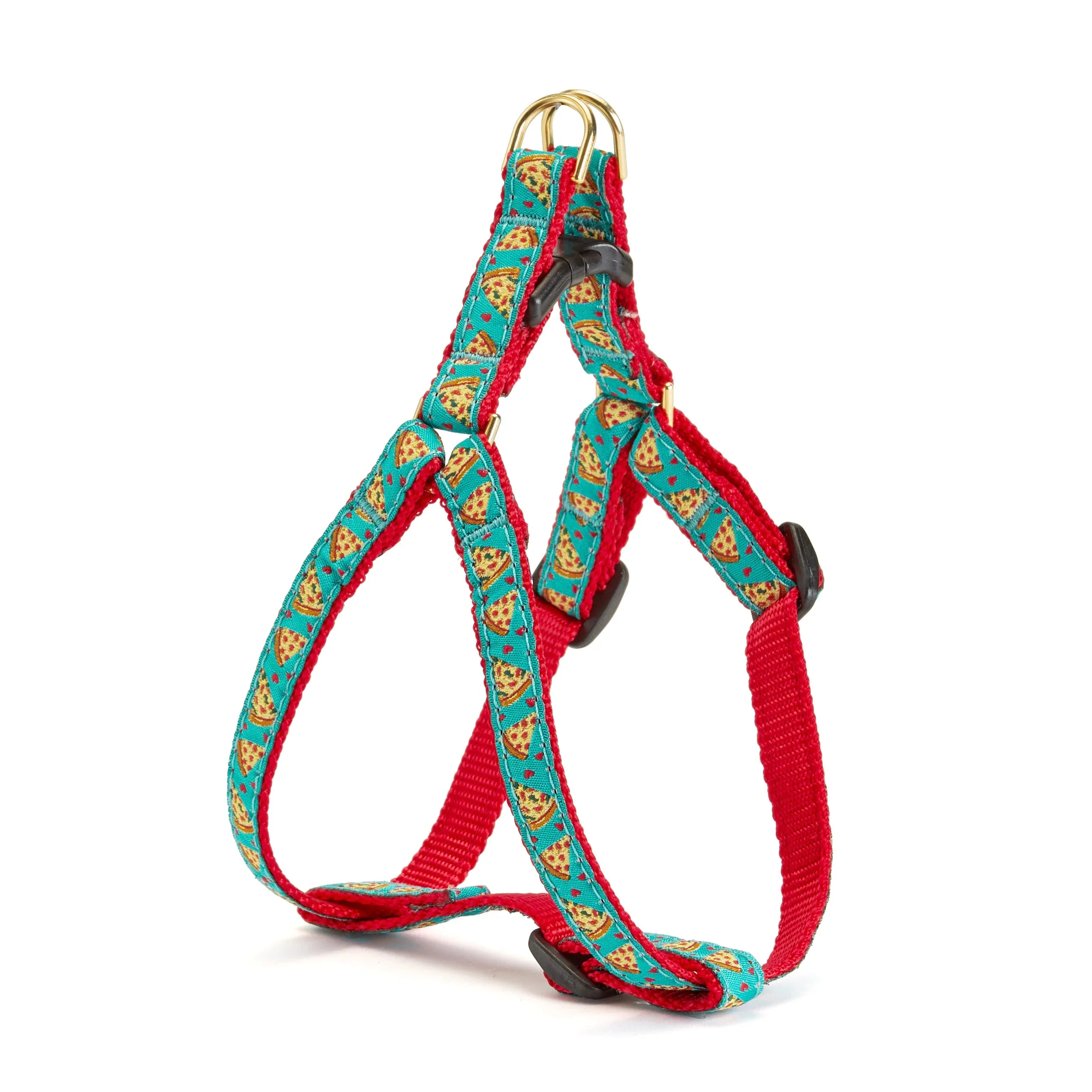 Up Country Pizza Lover Dog Adjustable Dog Harness