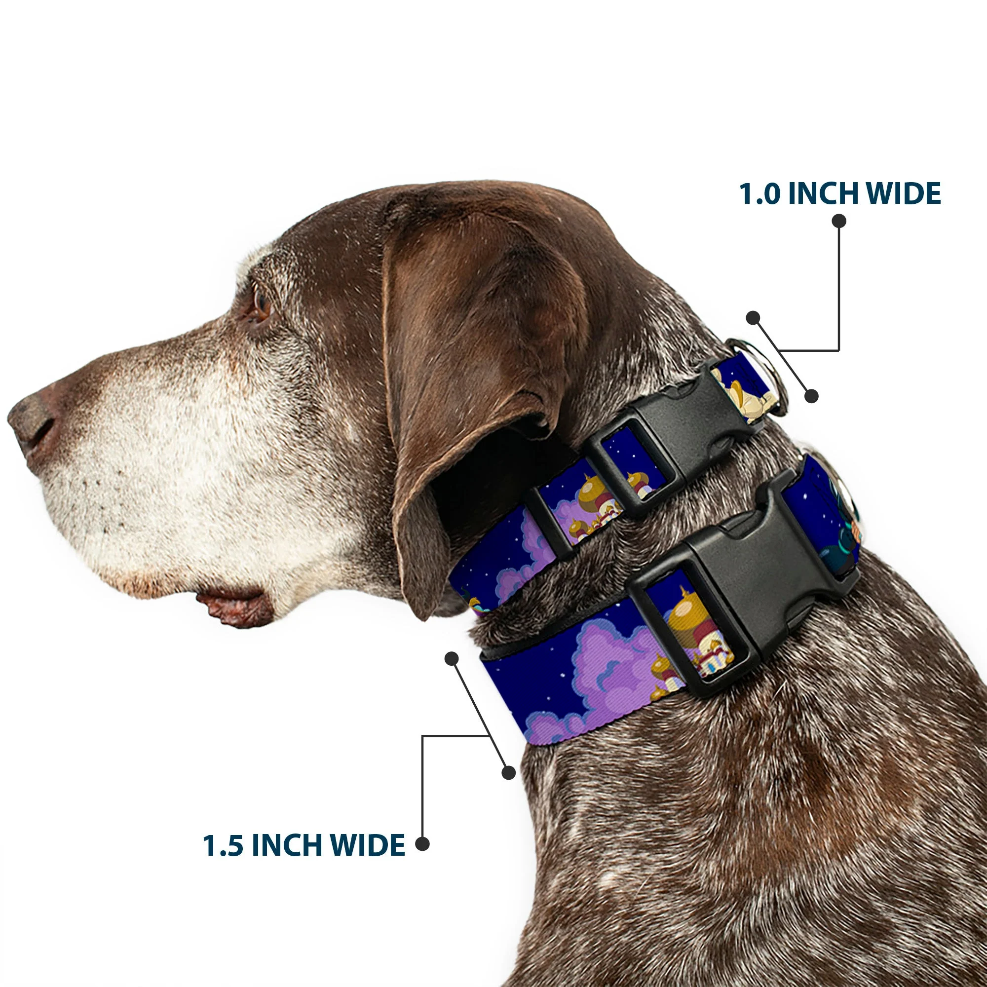 Plastic Clip Collar - Aladdin & Jasmine Magic Carpet Ride Scenes - Image 2