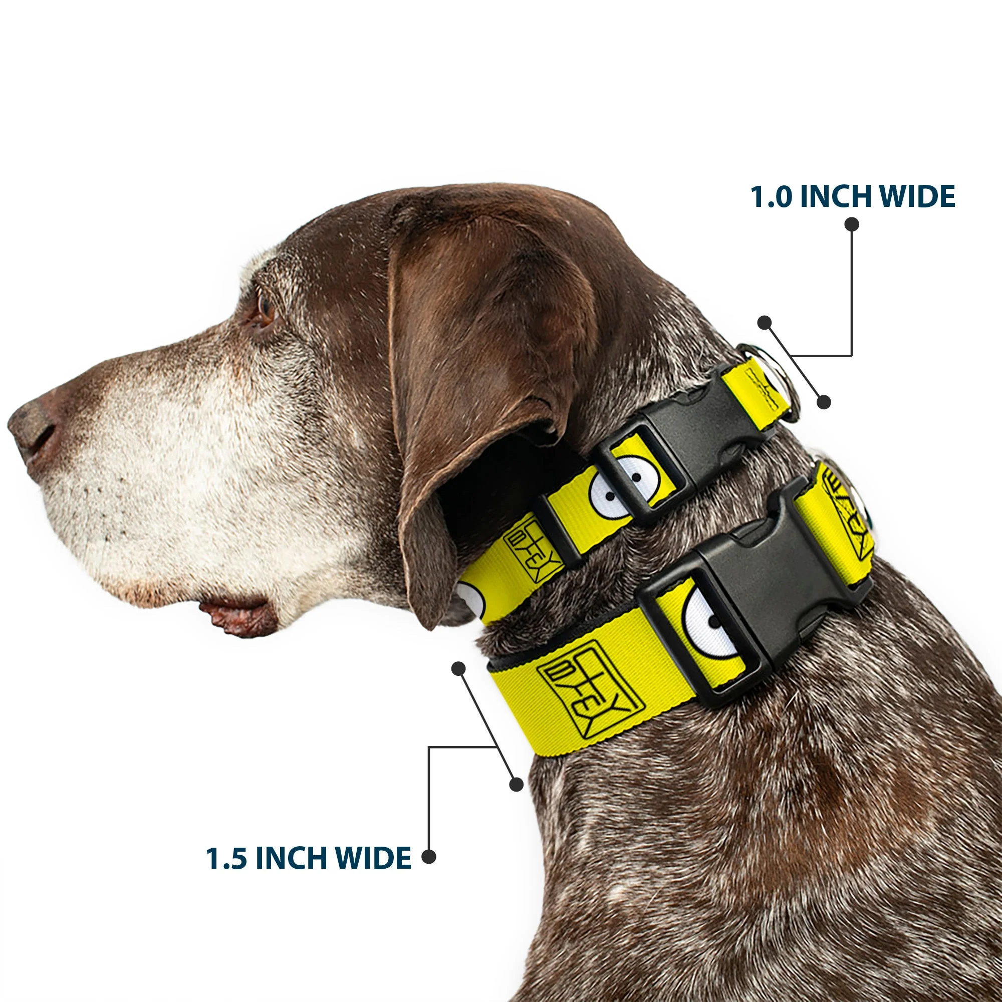 Plastic Clip Collar - BAYMAX Hanko/Face Yellow/Black/White - Image 2