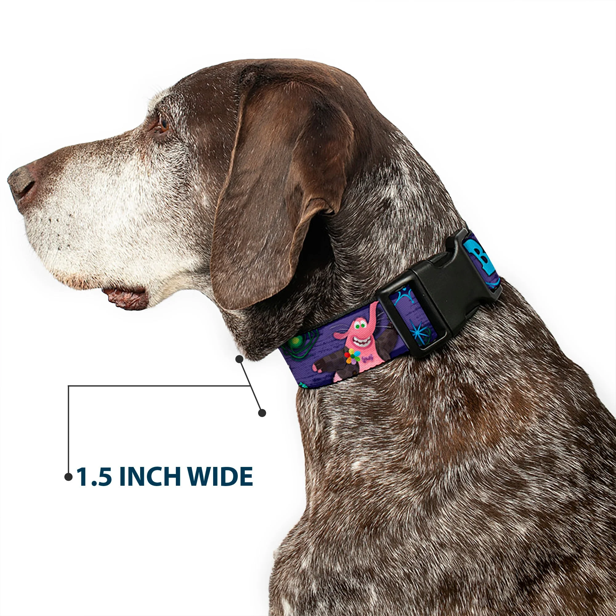 Plastic Clip Collar - BING BONG Poses/Candy Purples/Multi Color - Image 7