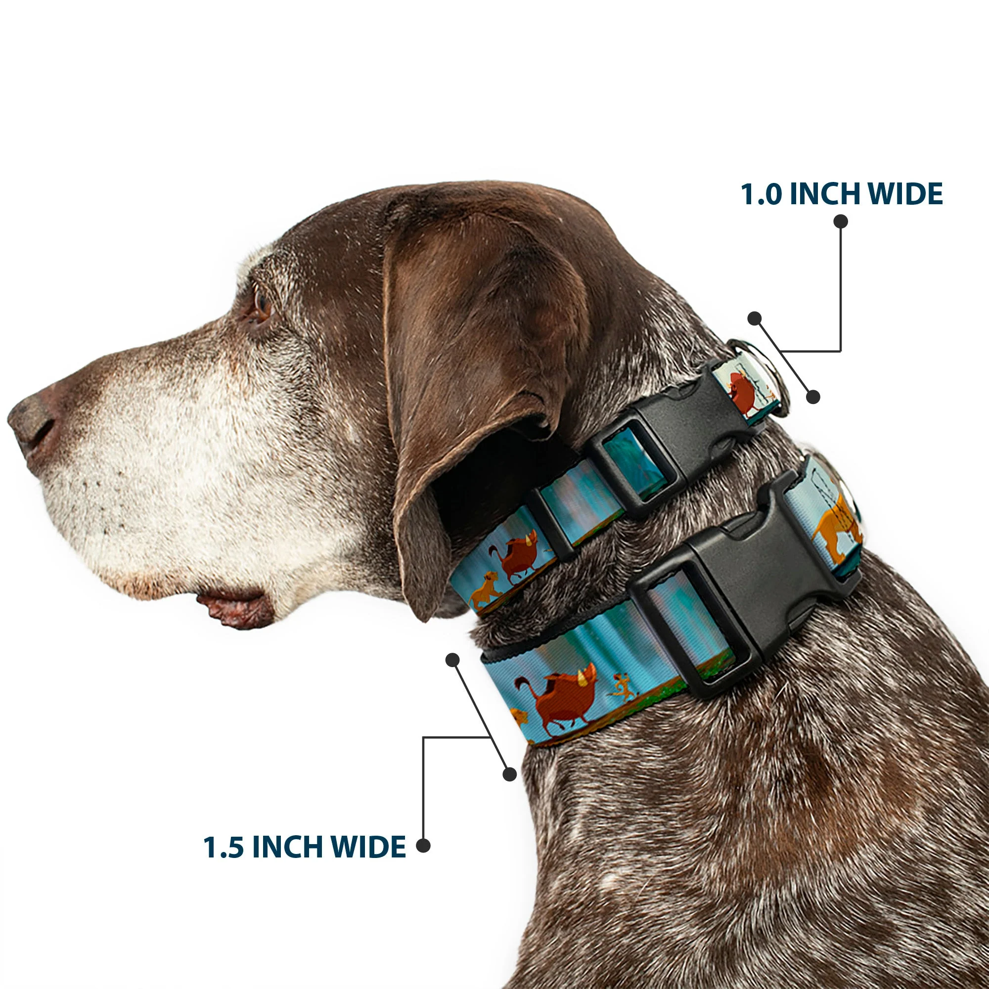 Plastic Clip Collar - Lion King Simba, Pumba & Timon Growing Up - Image 2