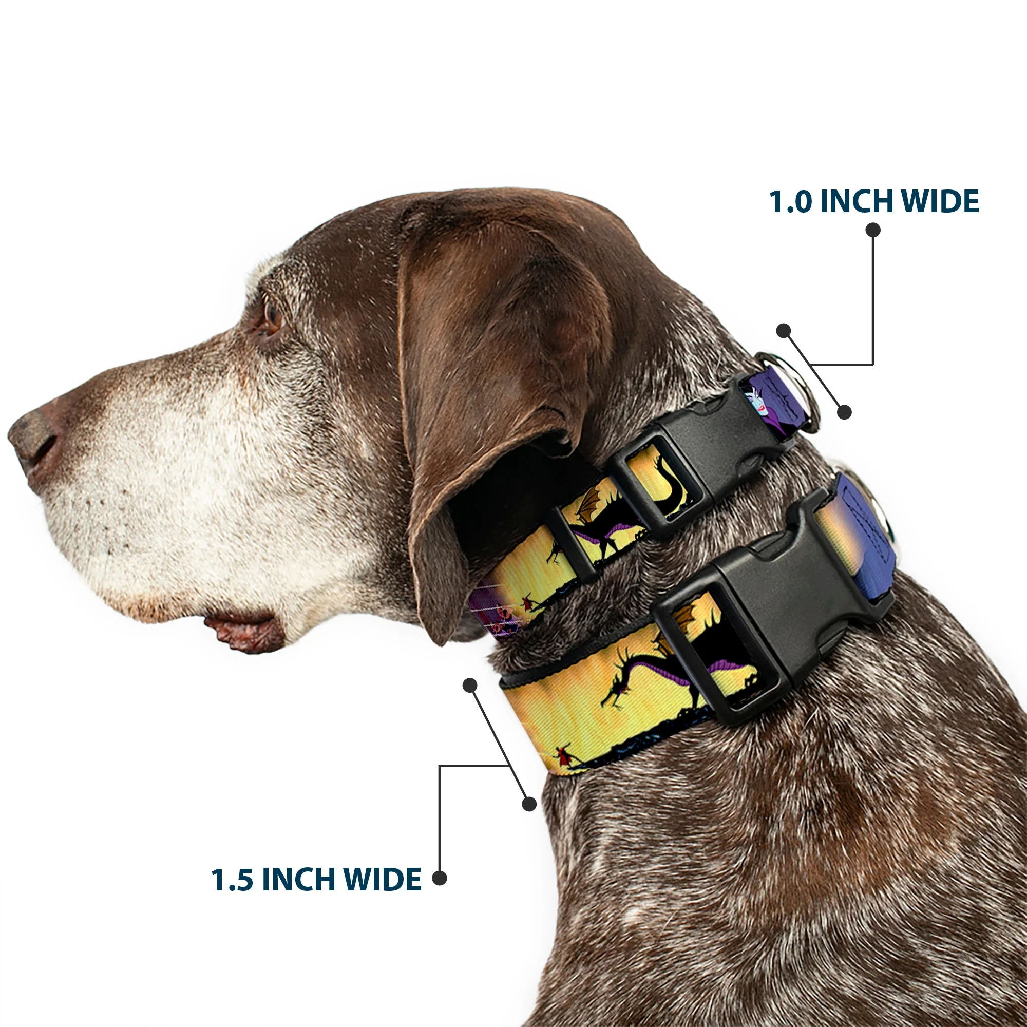 Plastic Clip Collar - Maleficent Poses - Image 2
