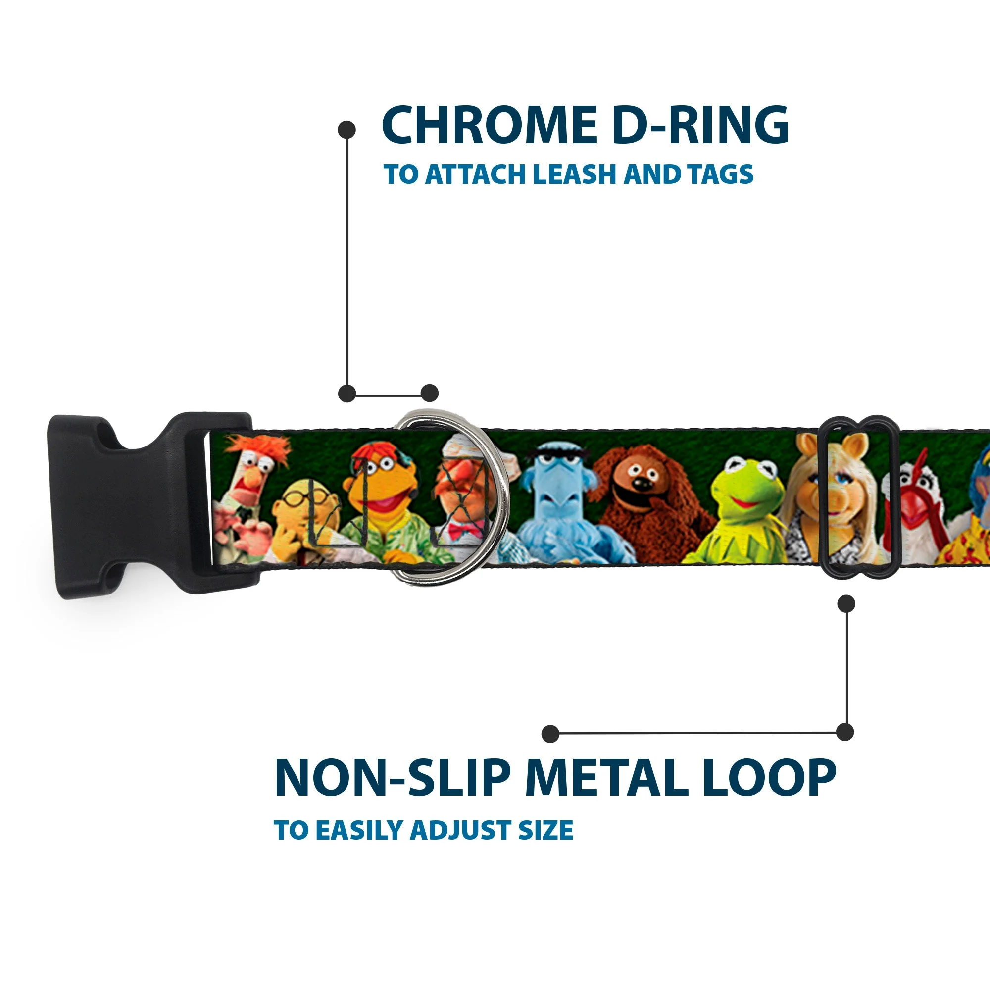 Plastic Clip Collar - Muppets 20-Character Group Pose Greens - Image 5