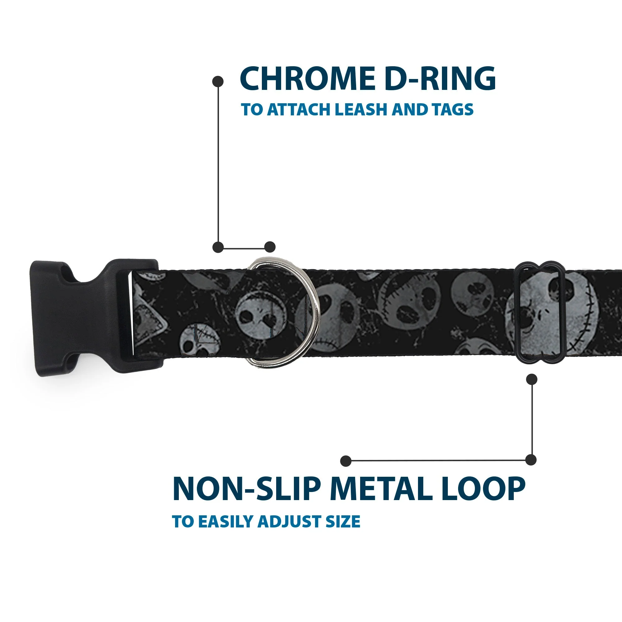 Plastic Clip Collar - NBC Jack Expressions Scattered Weathered - Image 5