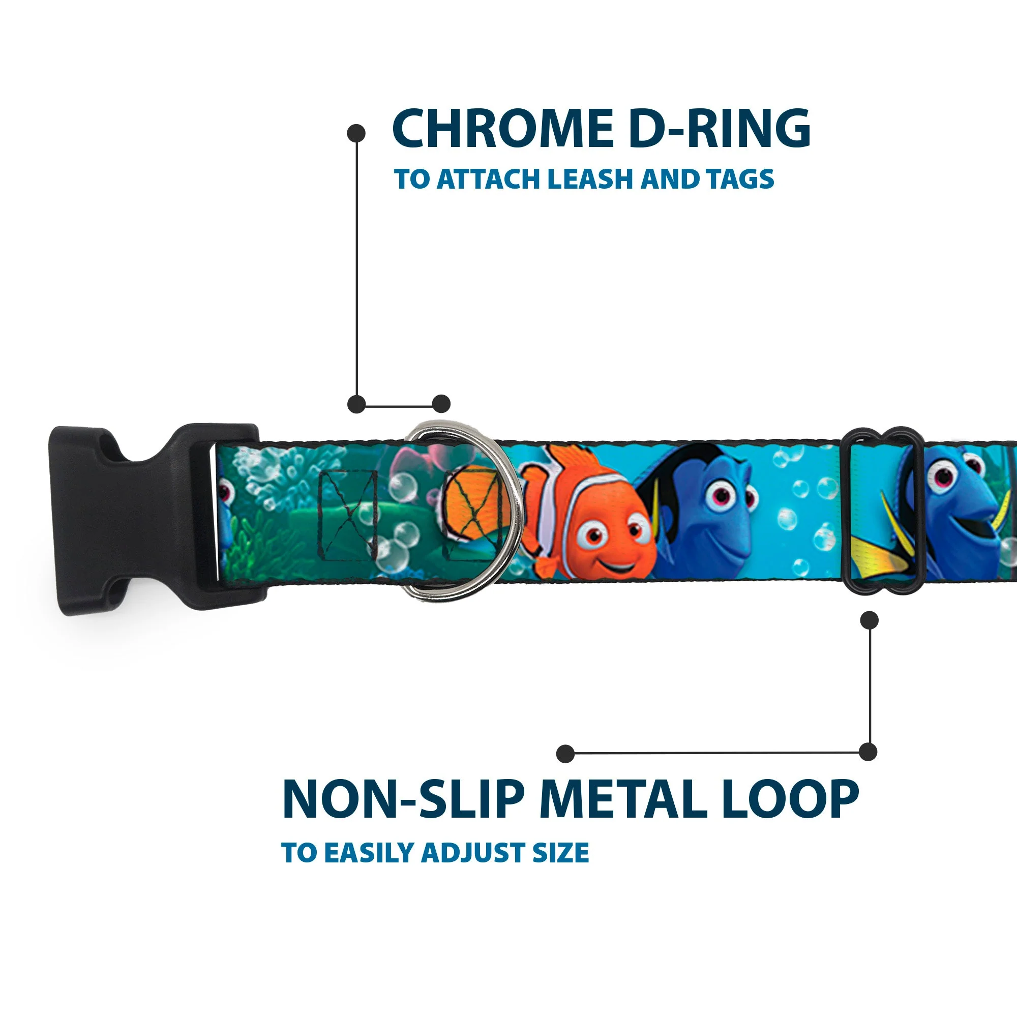 Plastic Clip Collar - Nemo & Dory Poses - Image 5