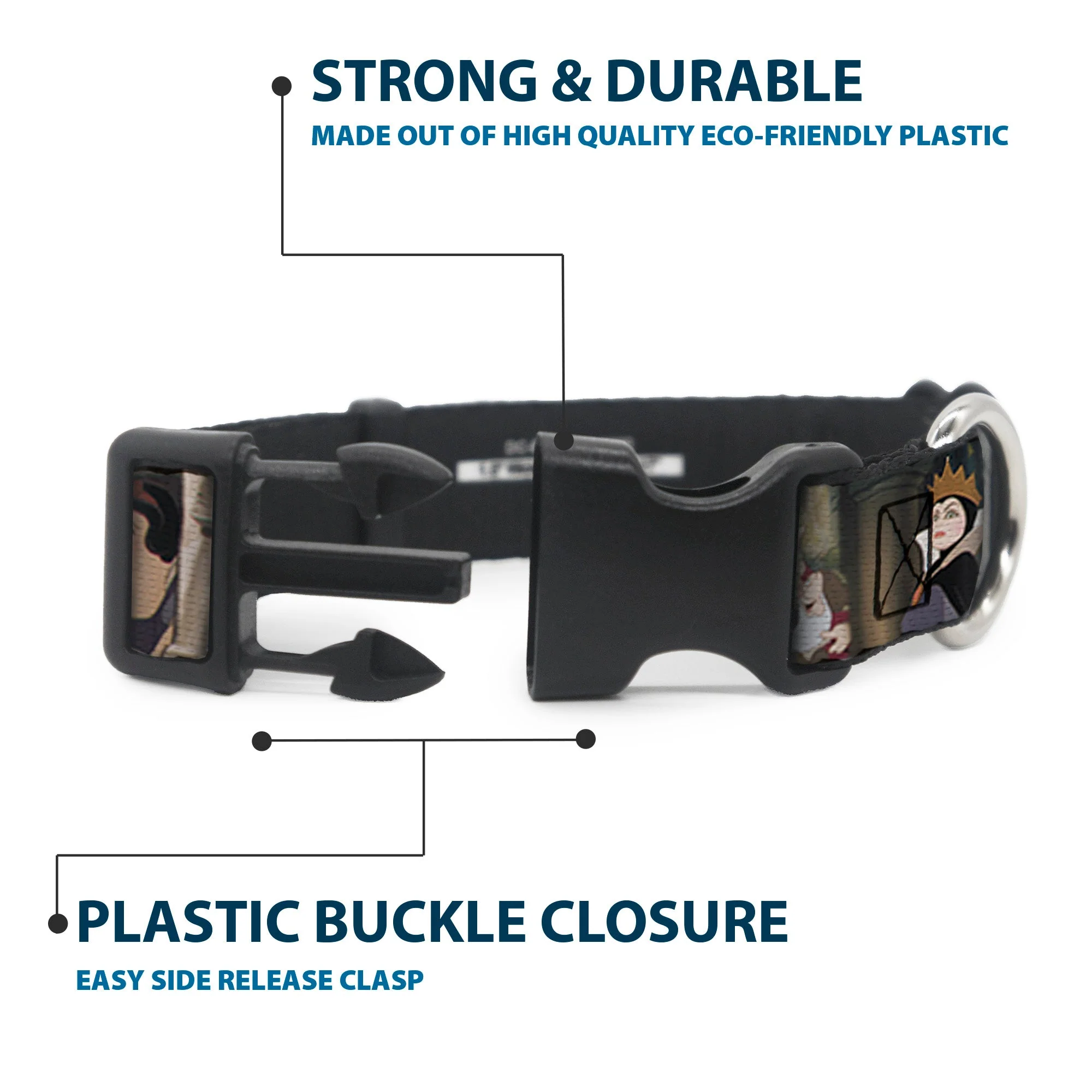 Plastic Clip Collar - Snow White Scenes - Image 4