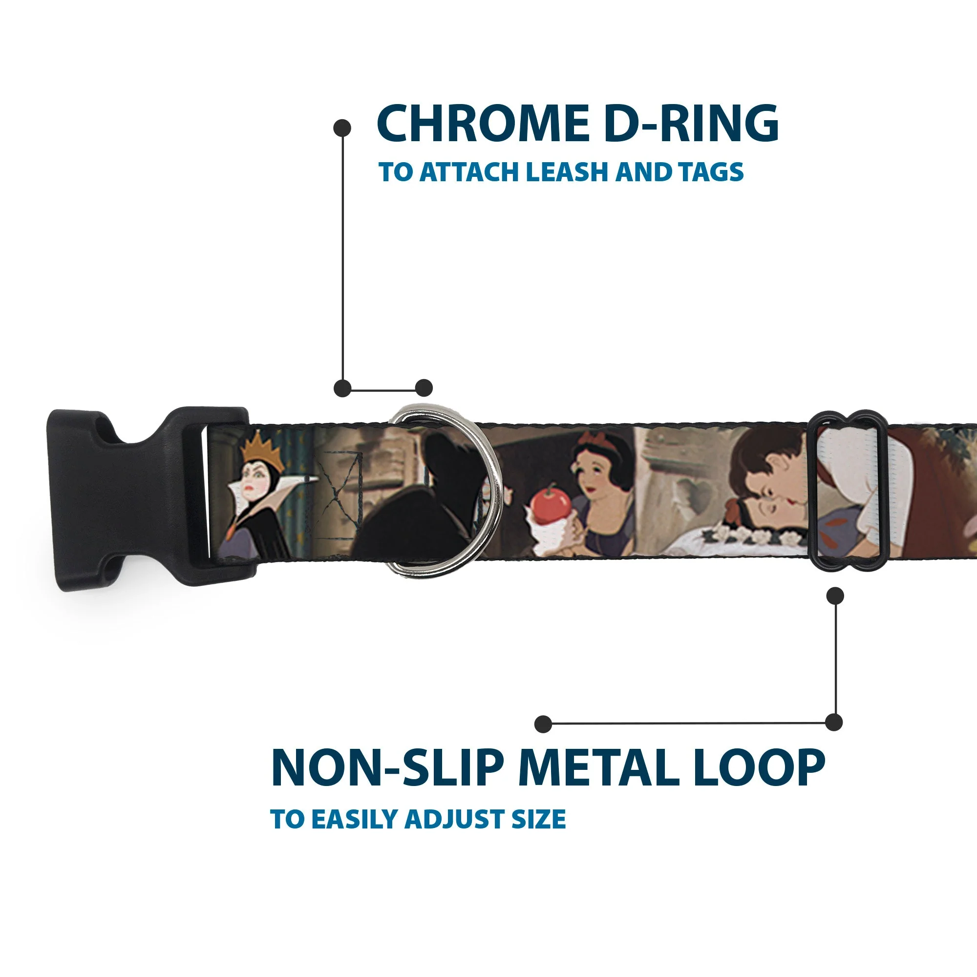 Plastic Clip Collar - Snow White Scenes - Image 5