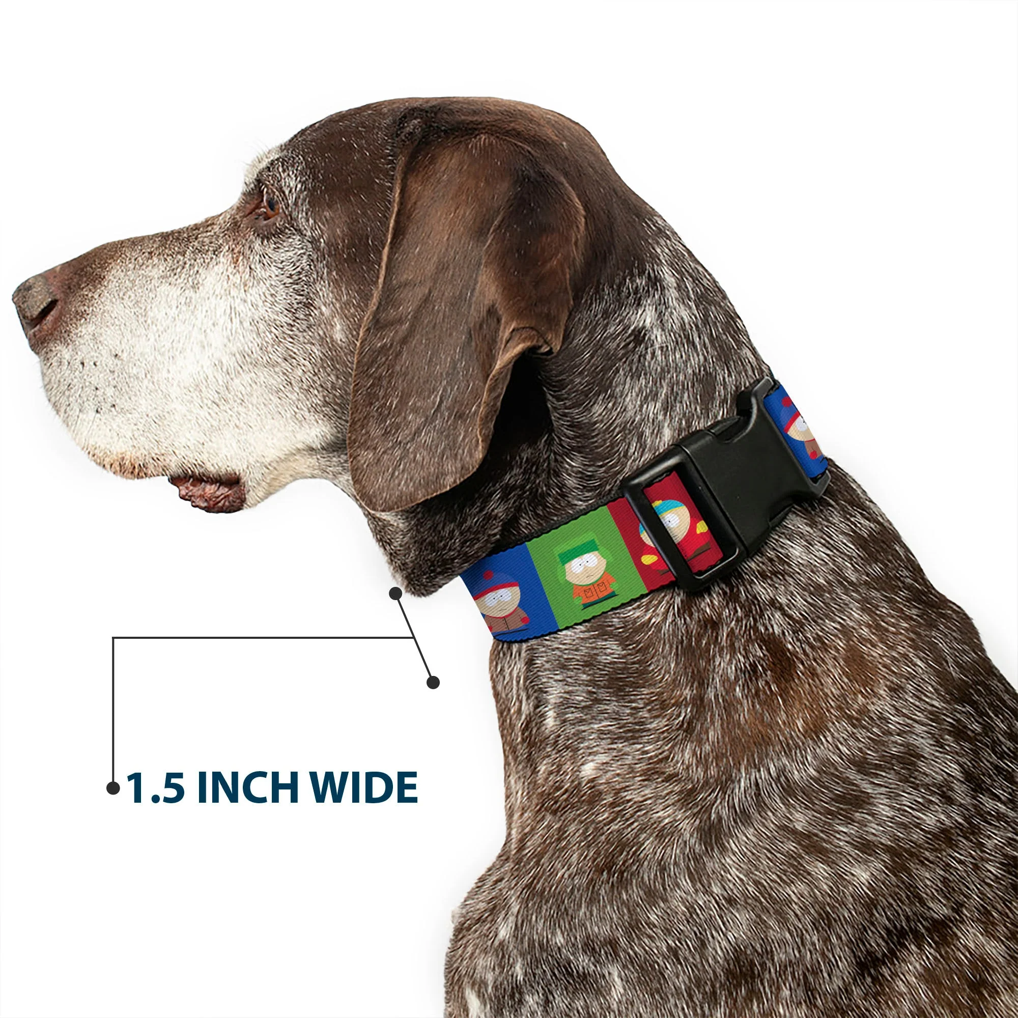 Plastic Clip Collar - South Park Boys Pose Blocks Multi Color - Image 7