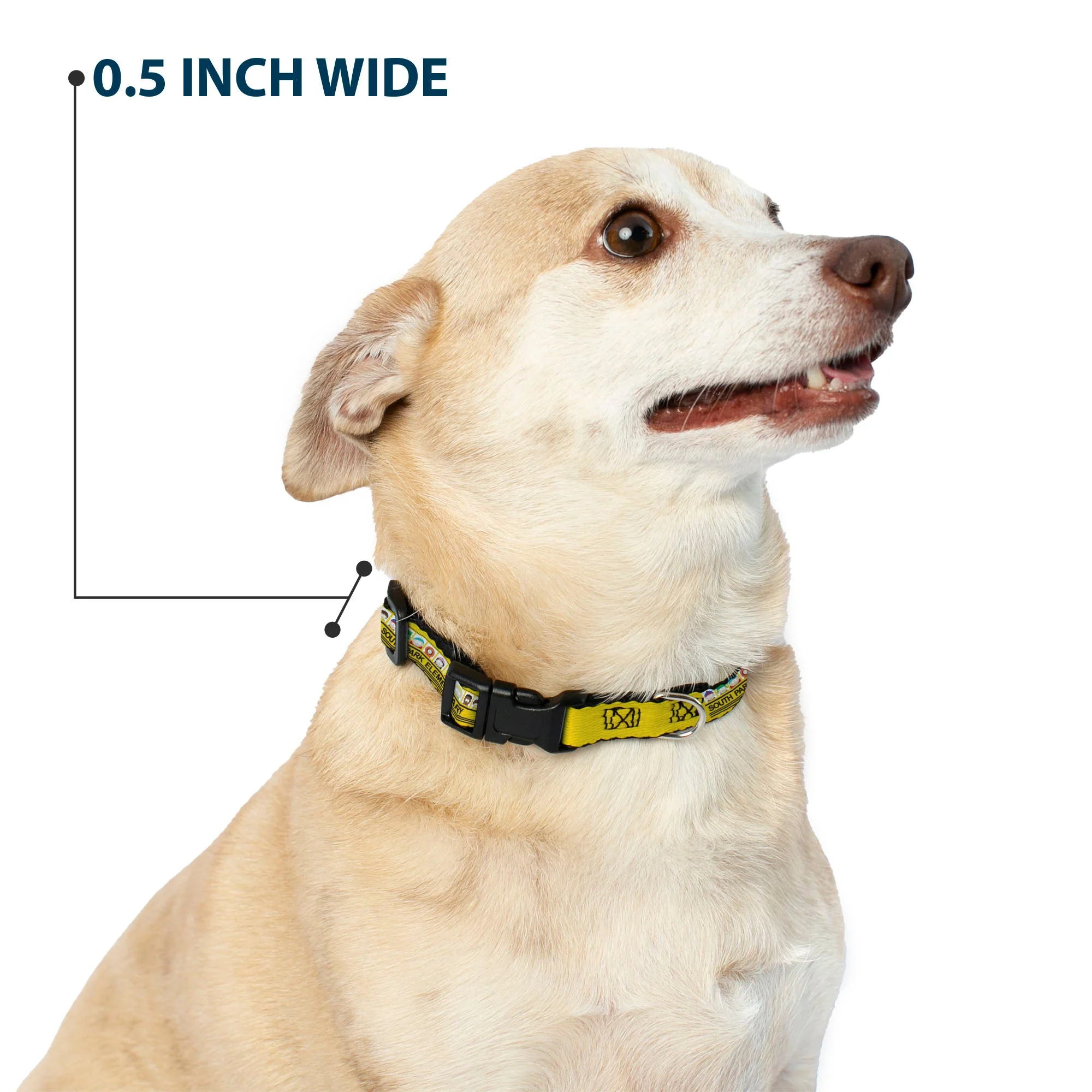 Plastic Clip Collar - SOUTH PARK ELEMENTARY School Bus Characters Pose Yellow - Image 8