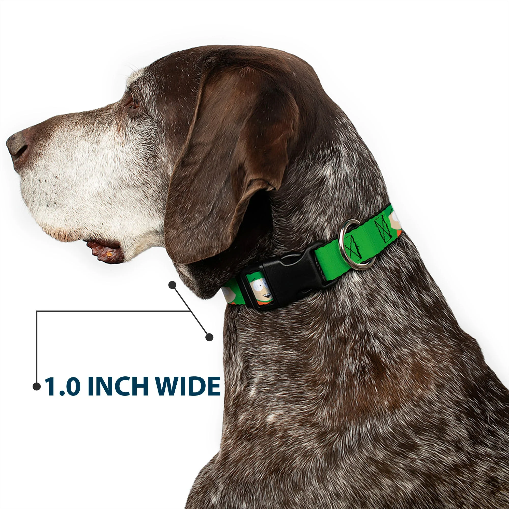 Plastic Clip Collar - South Park Kyle Expressions Greens - Image 6