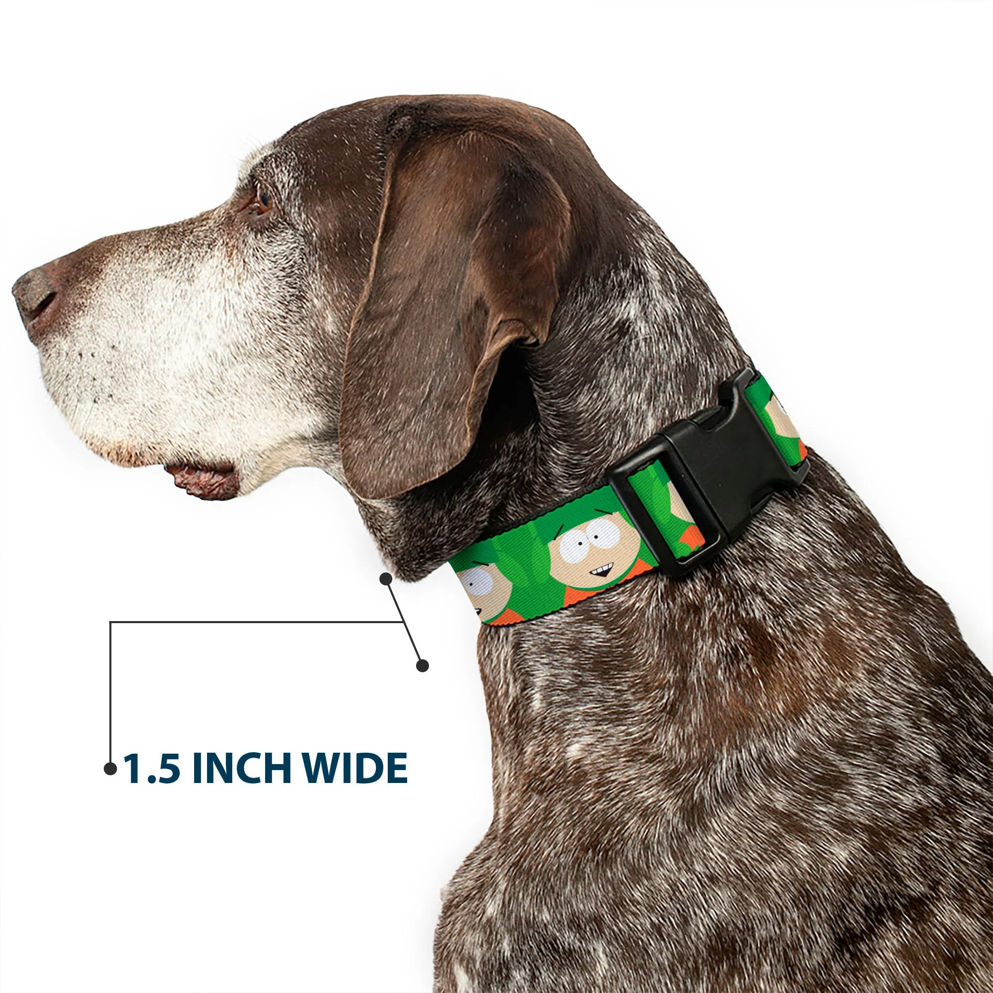 Plastic Clip Collar - South Park Kyle Expressions Greens - Image 7