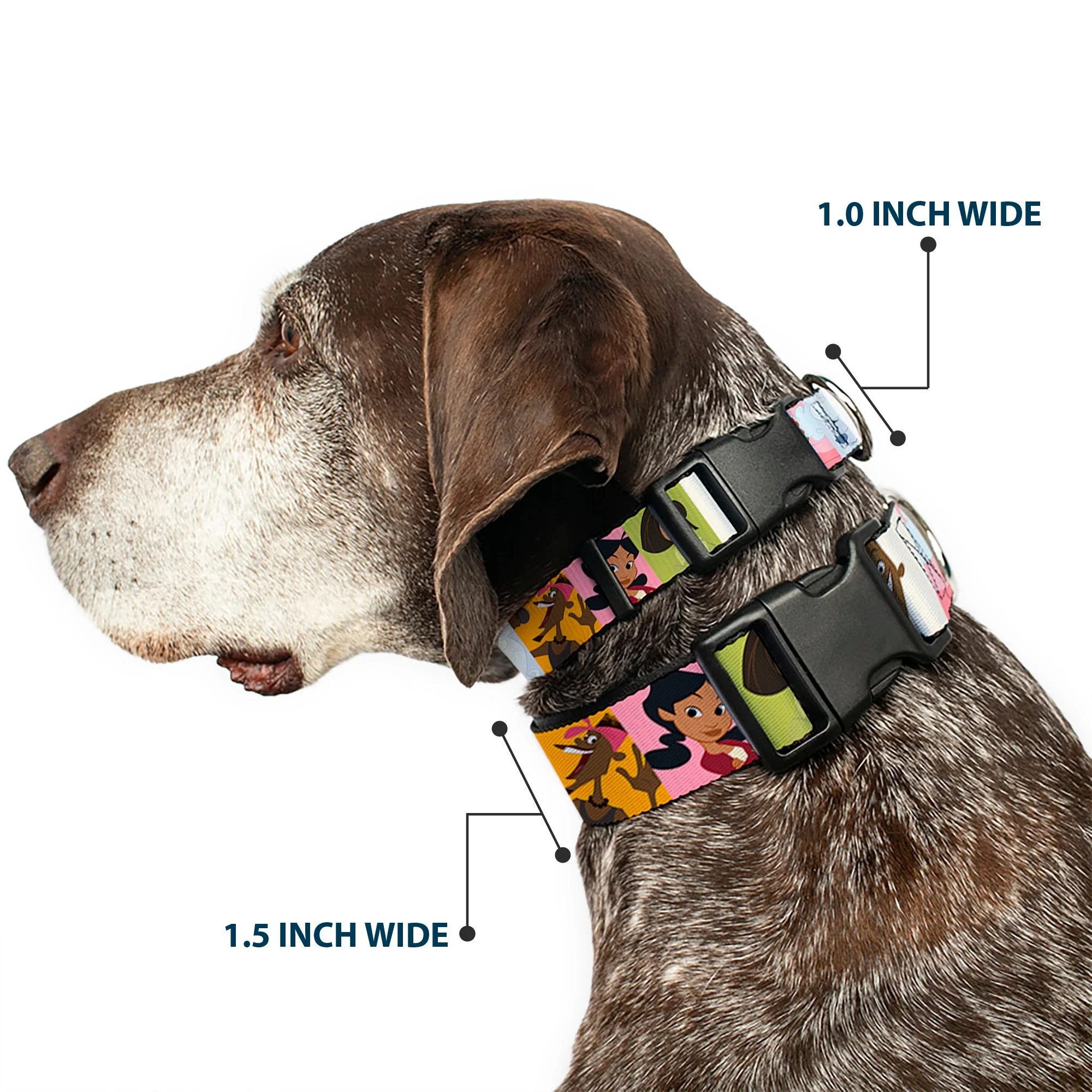 Plastic Clip Collar - The Proud Family 6-Character Block Poses - Image 2