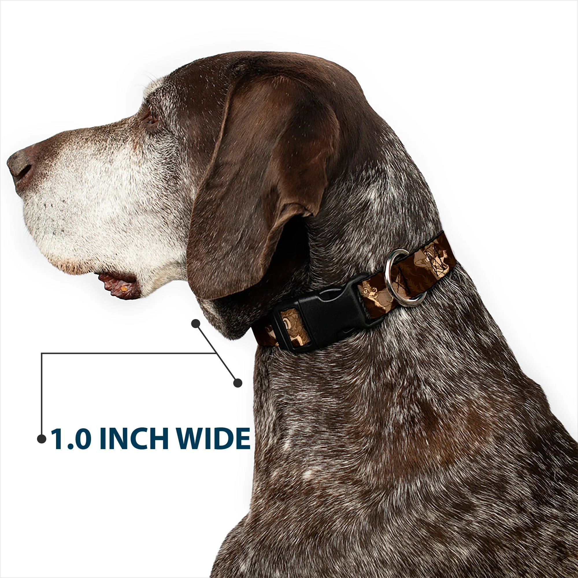 Plastic Clip Collar - Tramp 4-Pose Sketch Browns - Image 6