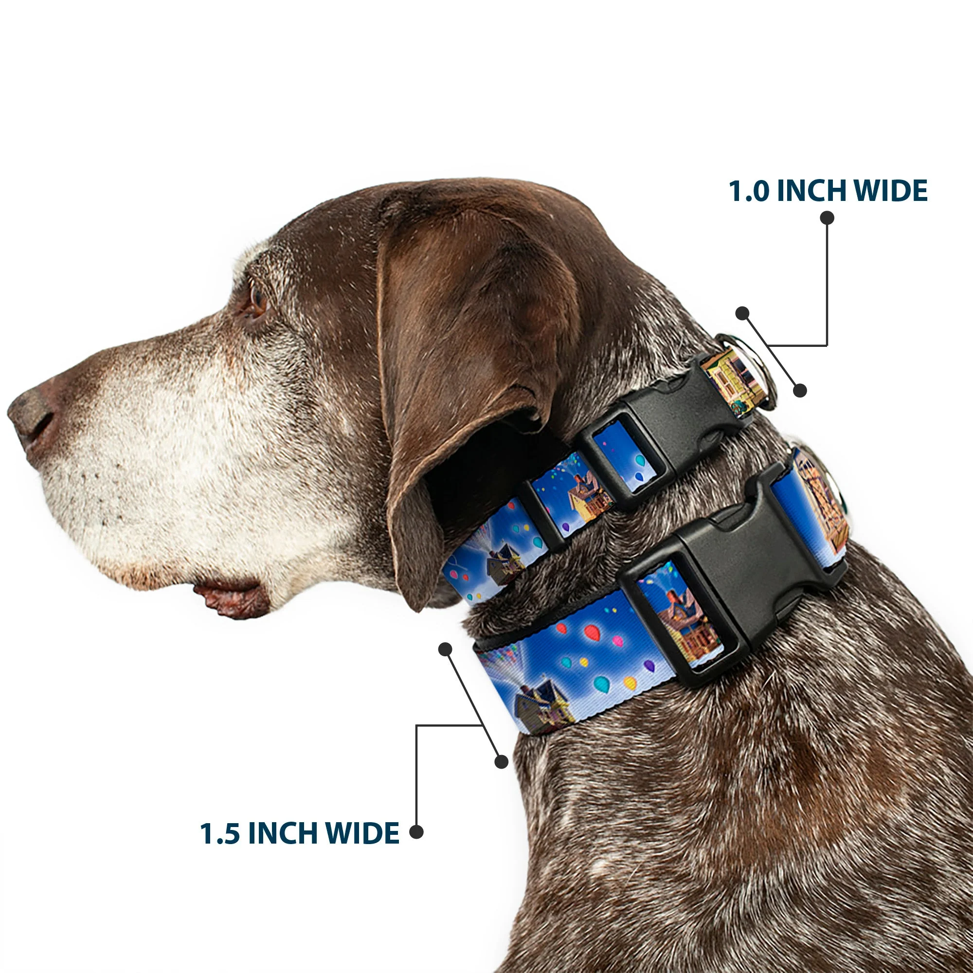 Plastic Clip Collar - Up Carl on Porch/Flying House/Balloons - Image 2