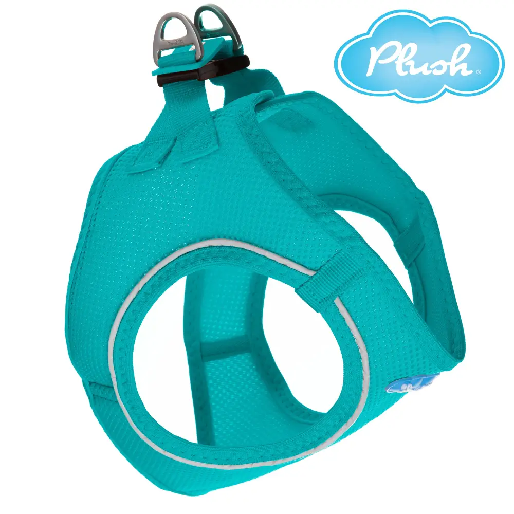 Step-In Dog Harness - Turquoise Air Mesh - Image 2
