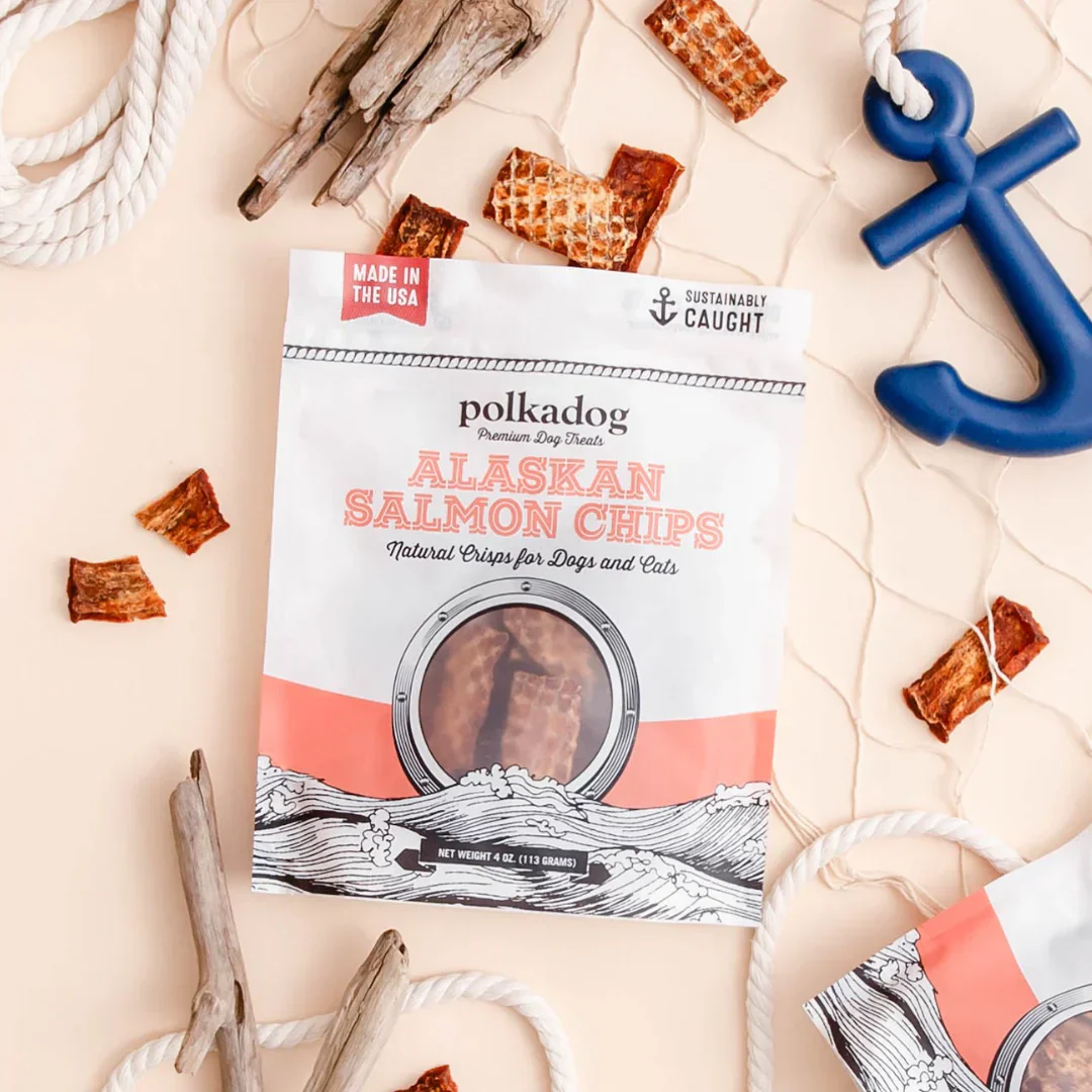 Polkadog Alaskan Salmon Chips (4oz) - Image 4