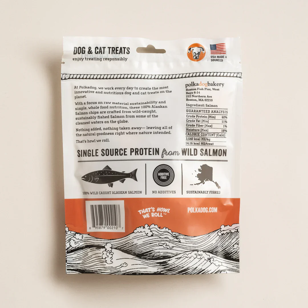 Polkadog Alaskan Salmon Chips (4oz) - Image 6