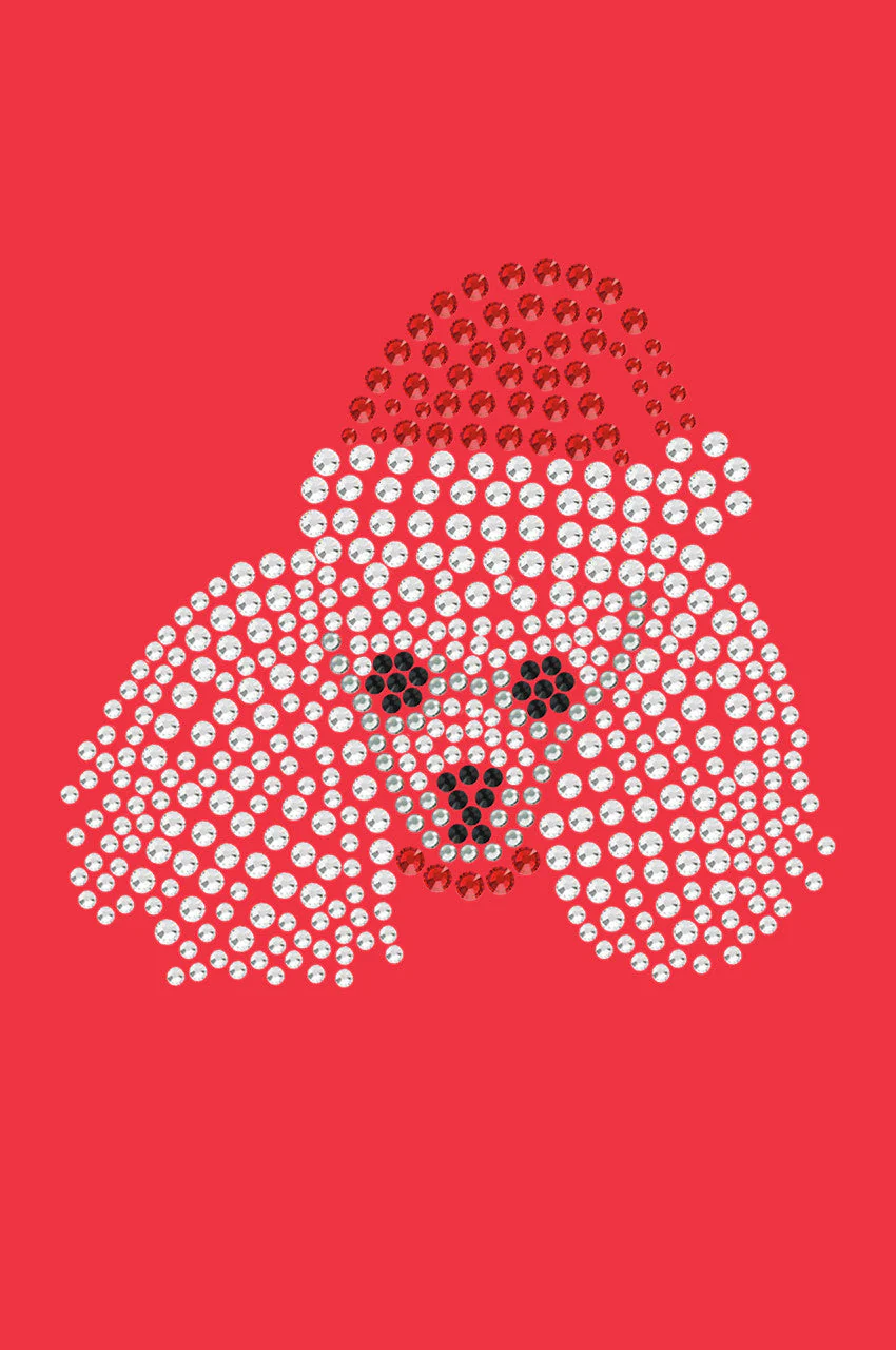 Poodle Face with Santa Hat - Bandana - Image 13