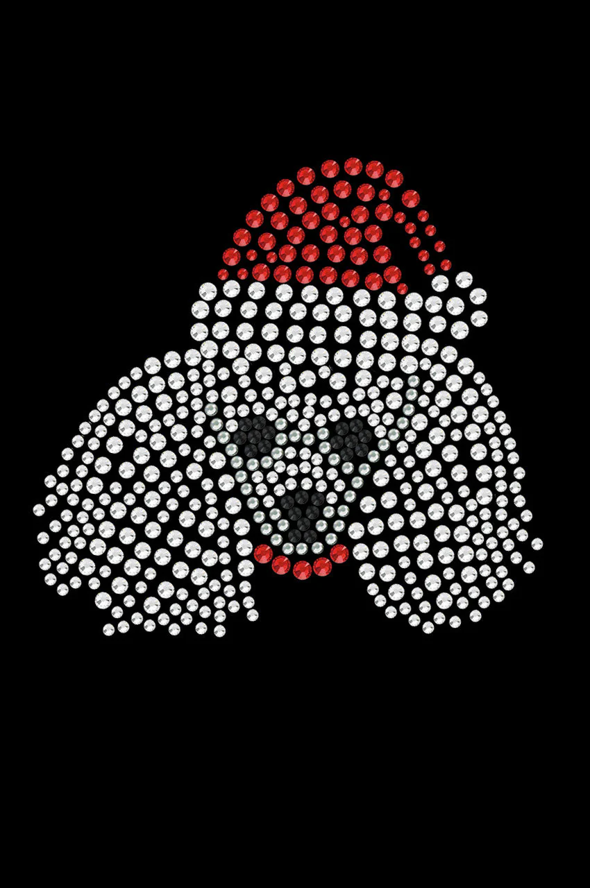 Poodle Face with Santa Hat - Custom Tutu