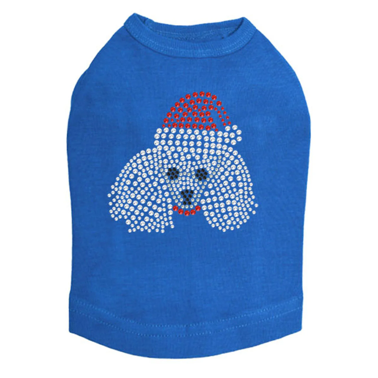 Poodle Face with Santa Hat - Dog Tank - Image 9