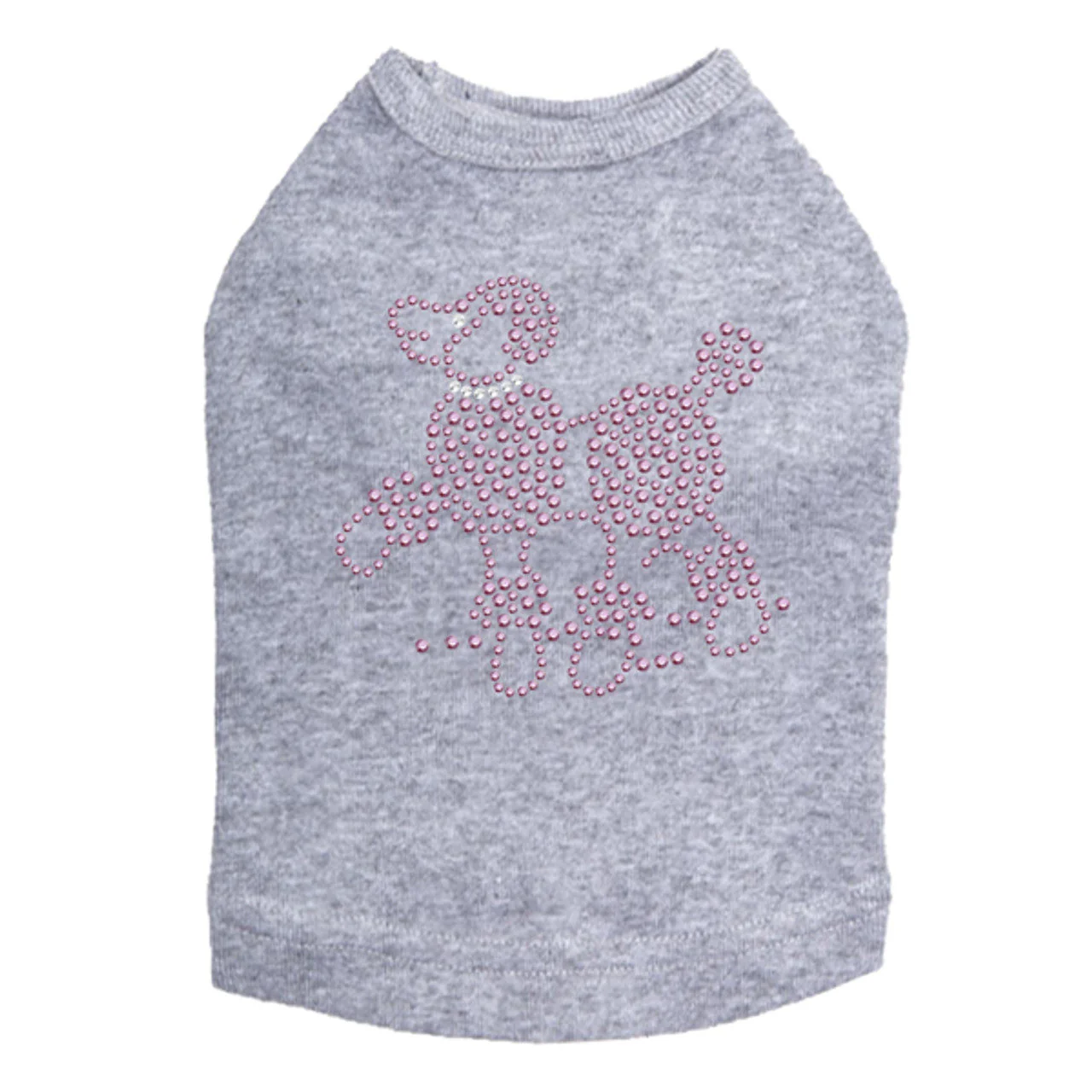 Poodle (Pink Rhinestuds) - Dog Tank - Image 12