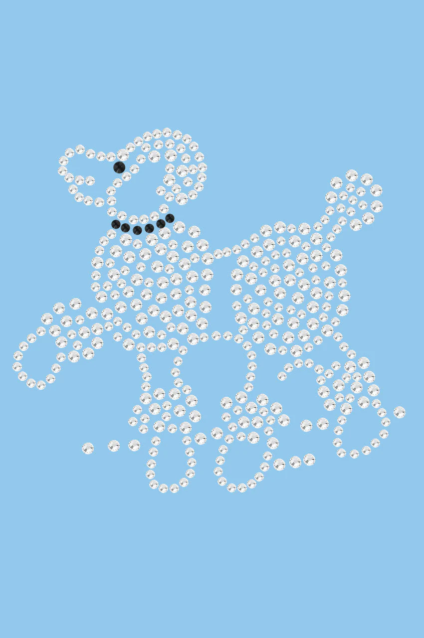 Poodle (Rhinestones) - bandana - Image 4