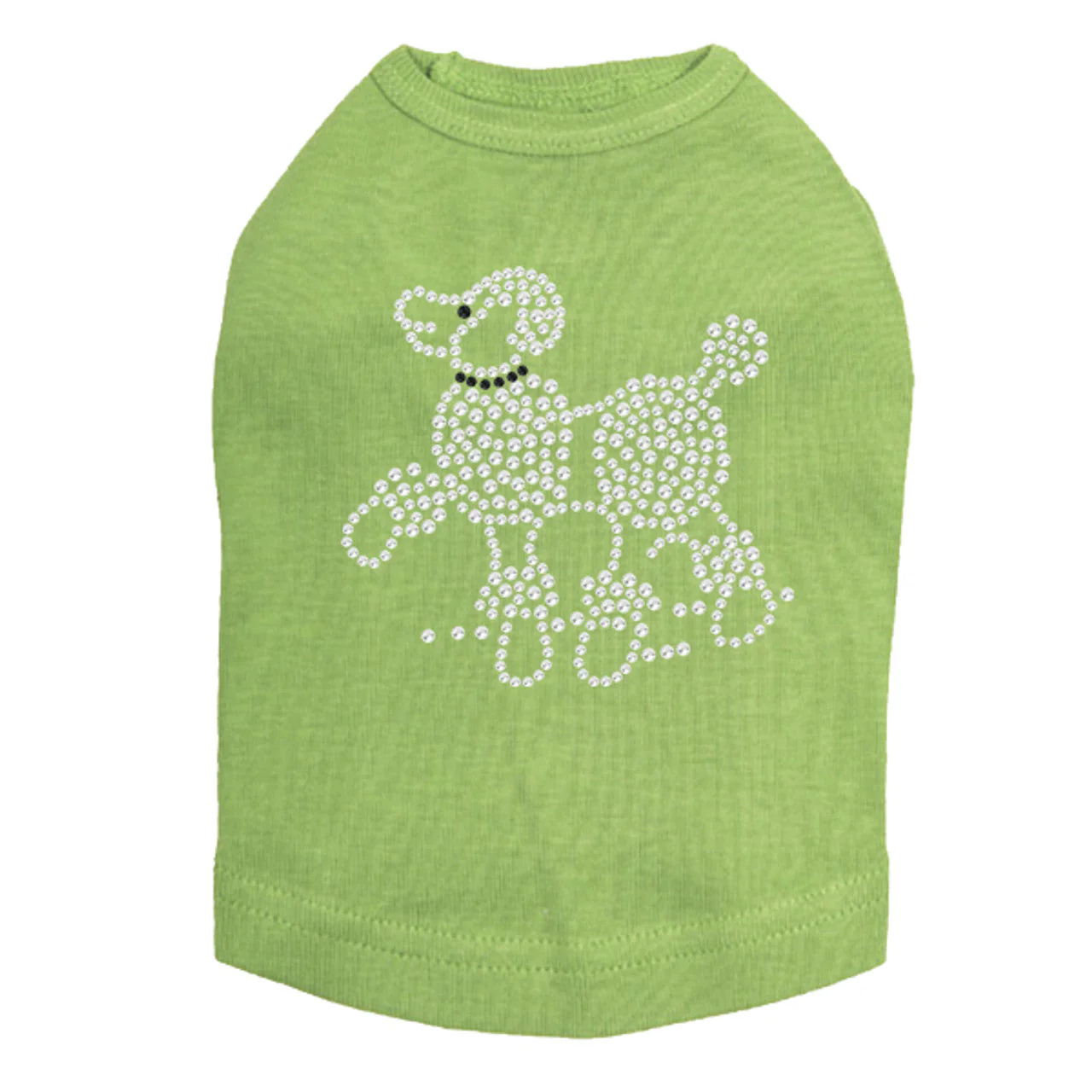 Poodle (Rhinestones) - Dog Tank - Image 11