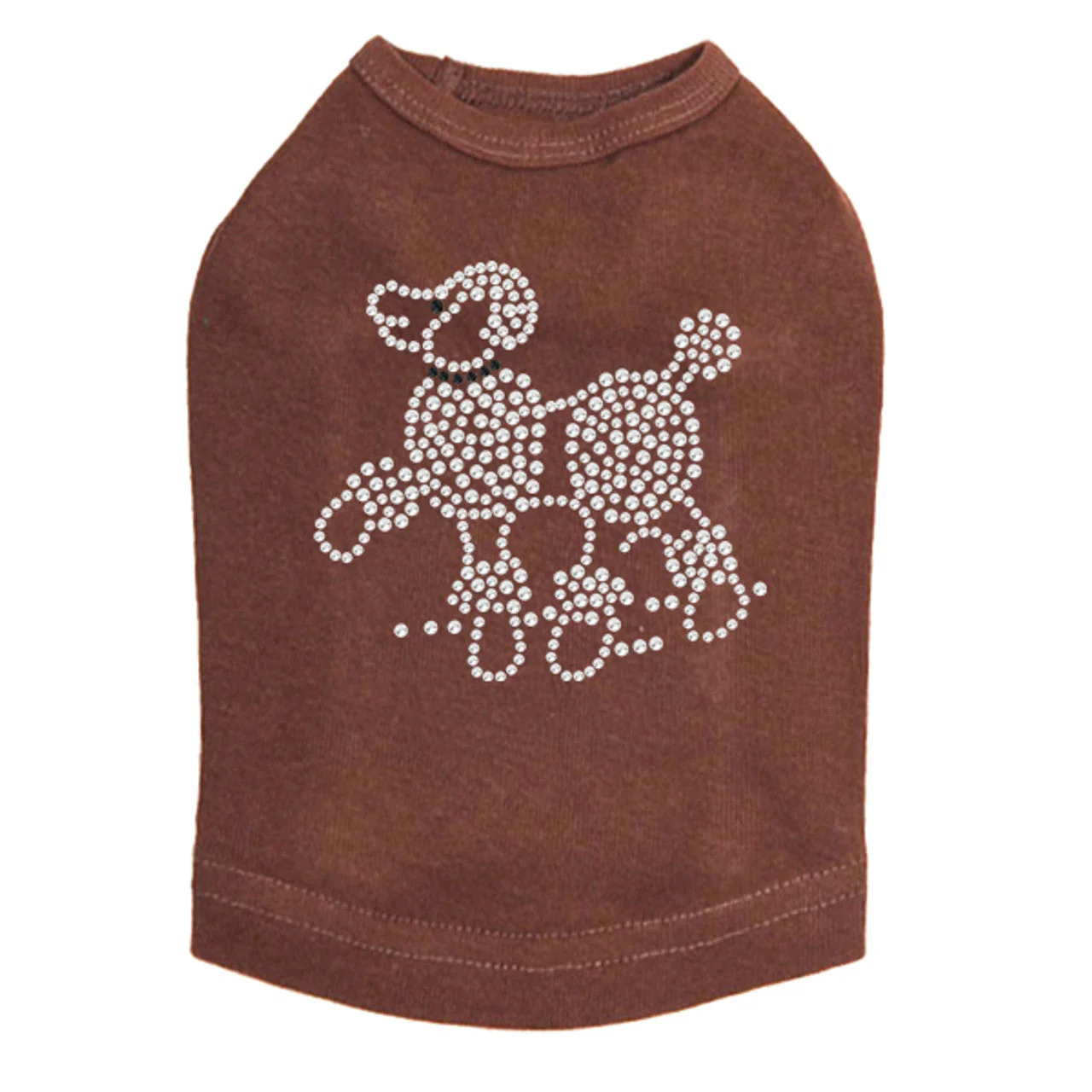 Poodle (Rhinestones) - Dog Tank - Image 12