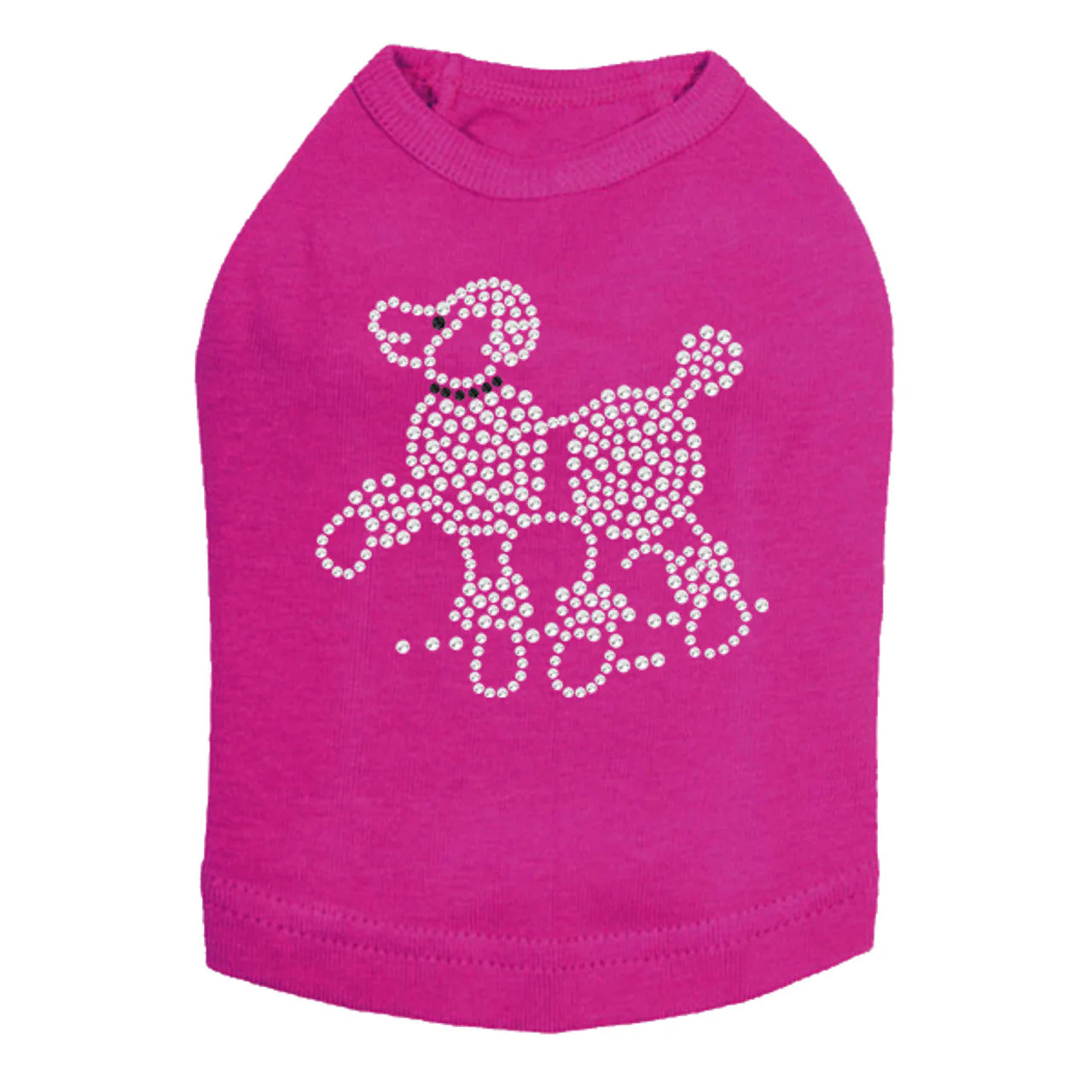 Poodle (Rhinestones) - Dog Tank - Image 14