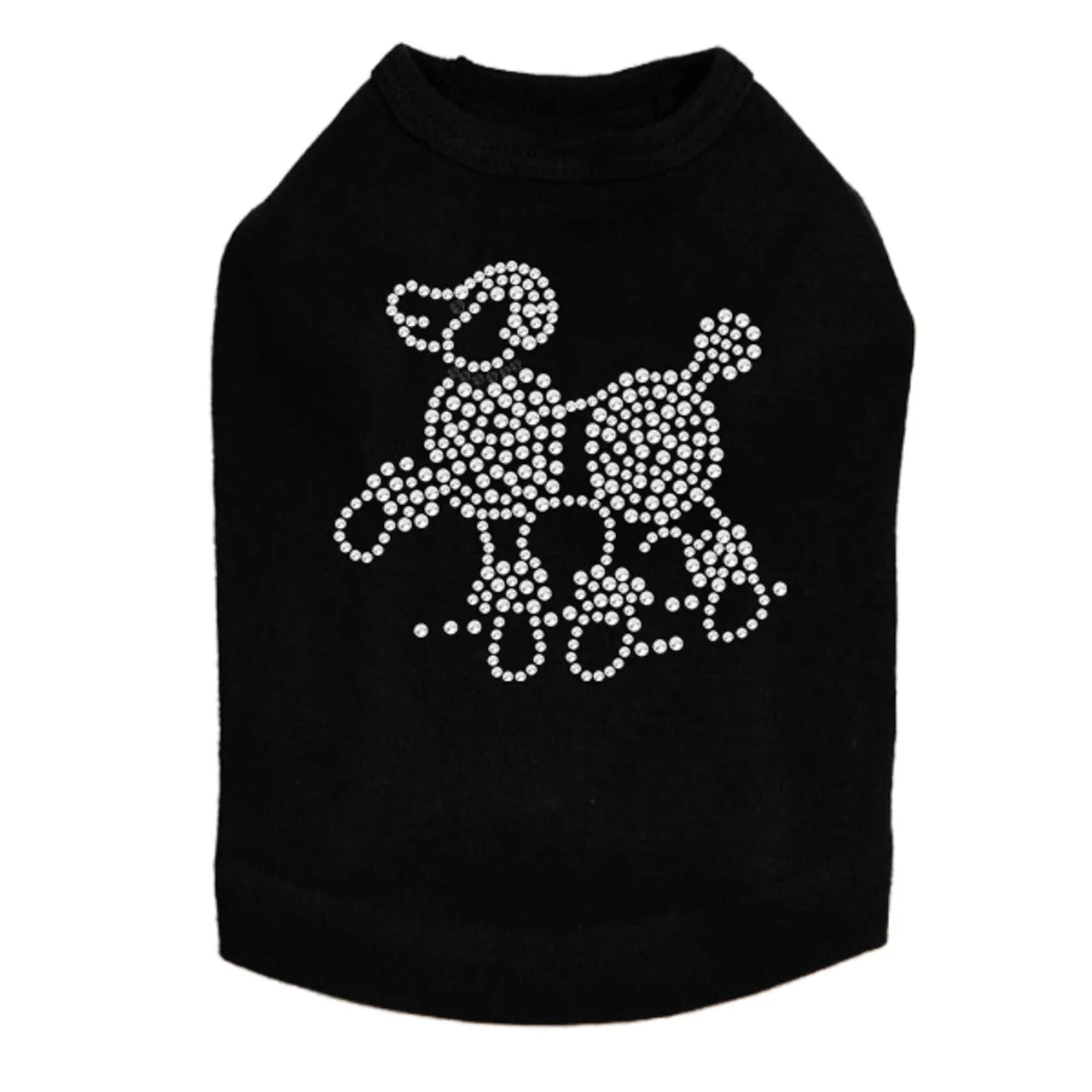Poodle (Rhinestones) - Dog Tank - Image 4