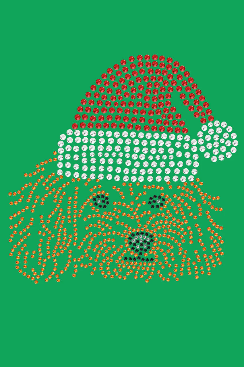 Poodle (Teddy) with Santa Hat - Bandana - Image 17