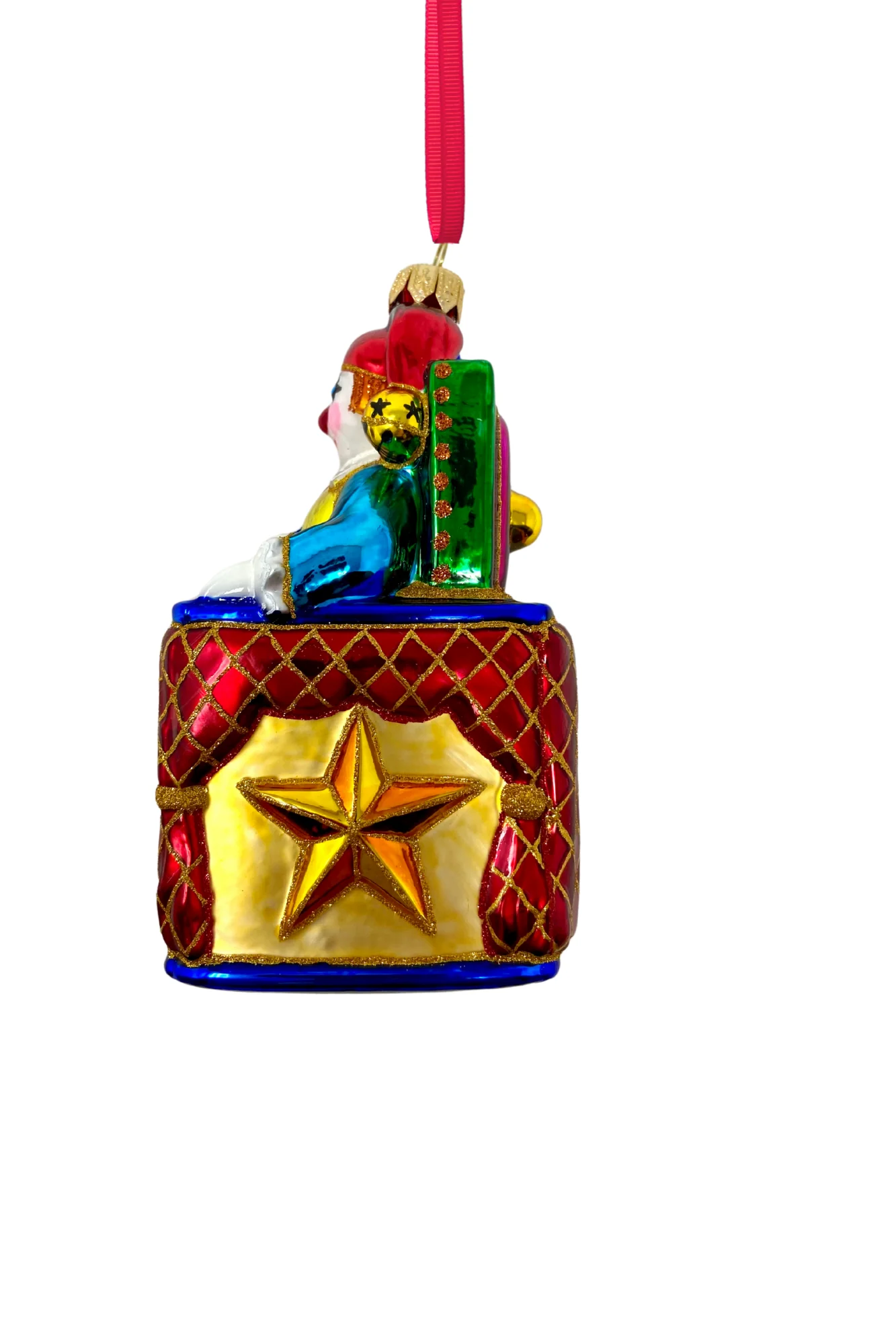 Pop! Jack In The Box Toy Polish Glass Christmas Ornament - Image 3