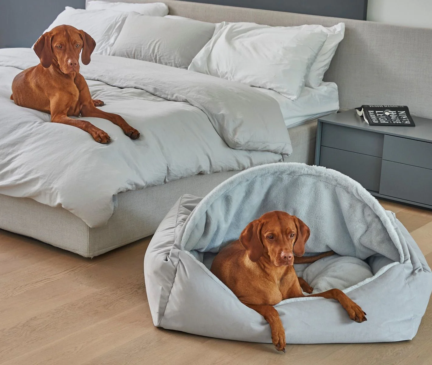 Cloud-Faux Fur Canopy Bed - Image 2