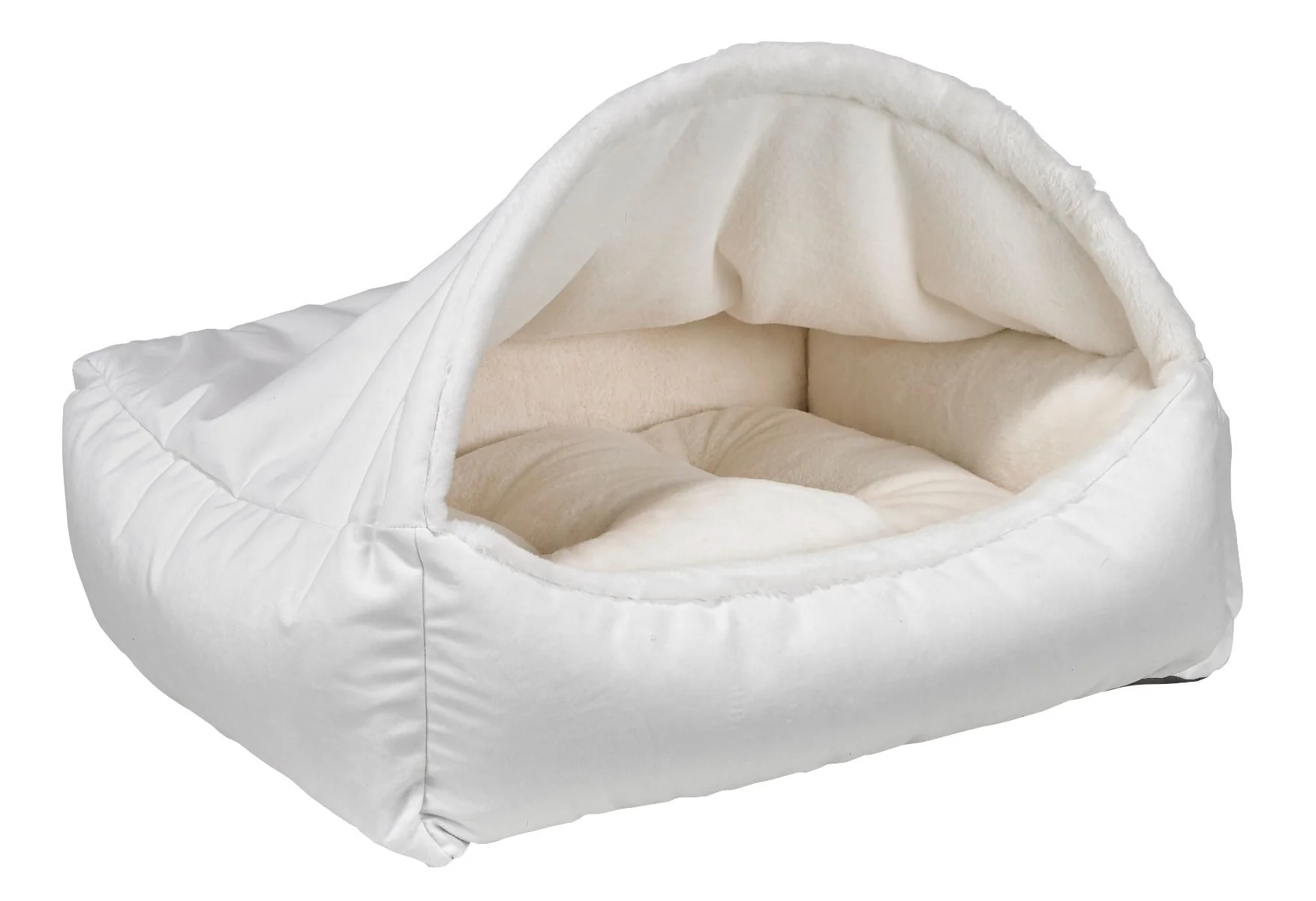 Cloud-Faux Fur Canopy Bed - Image 20