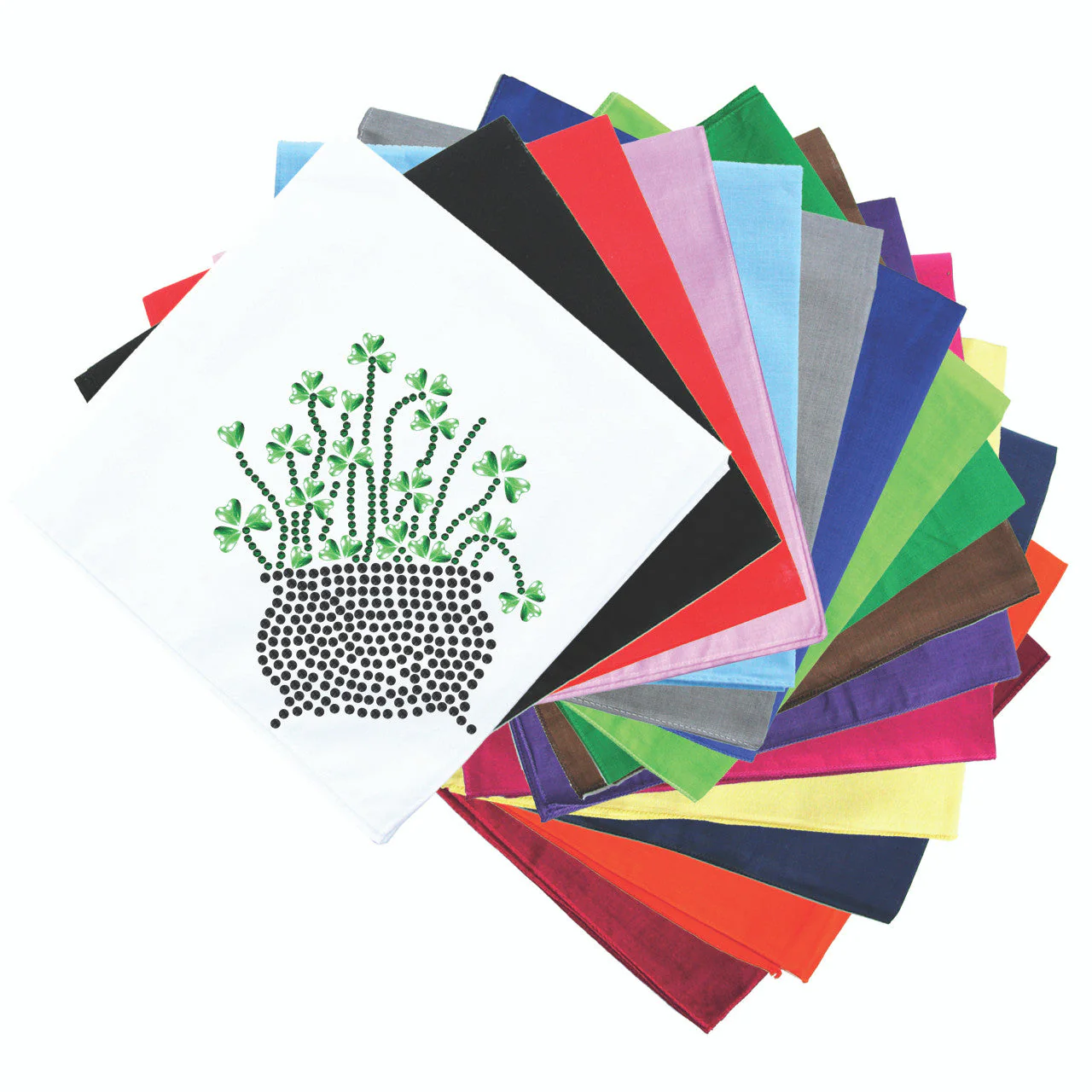Pot of Shamrocks - Bandanna - Image 16