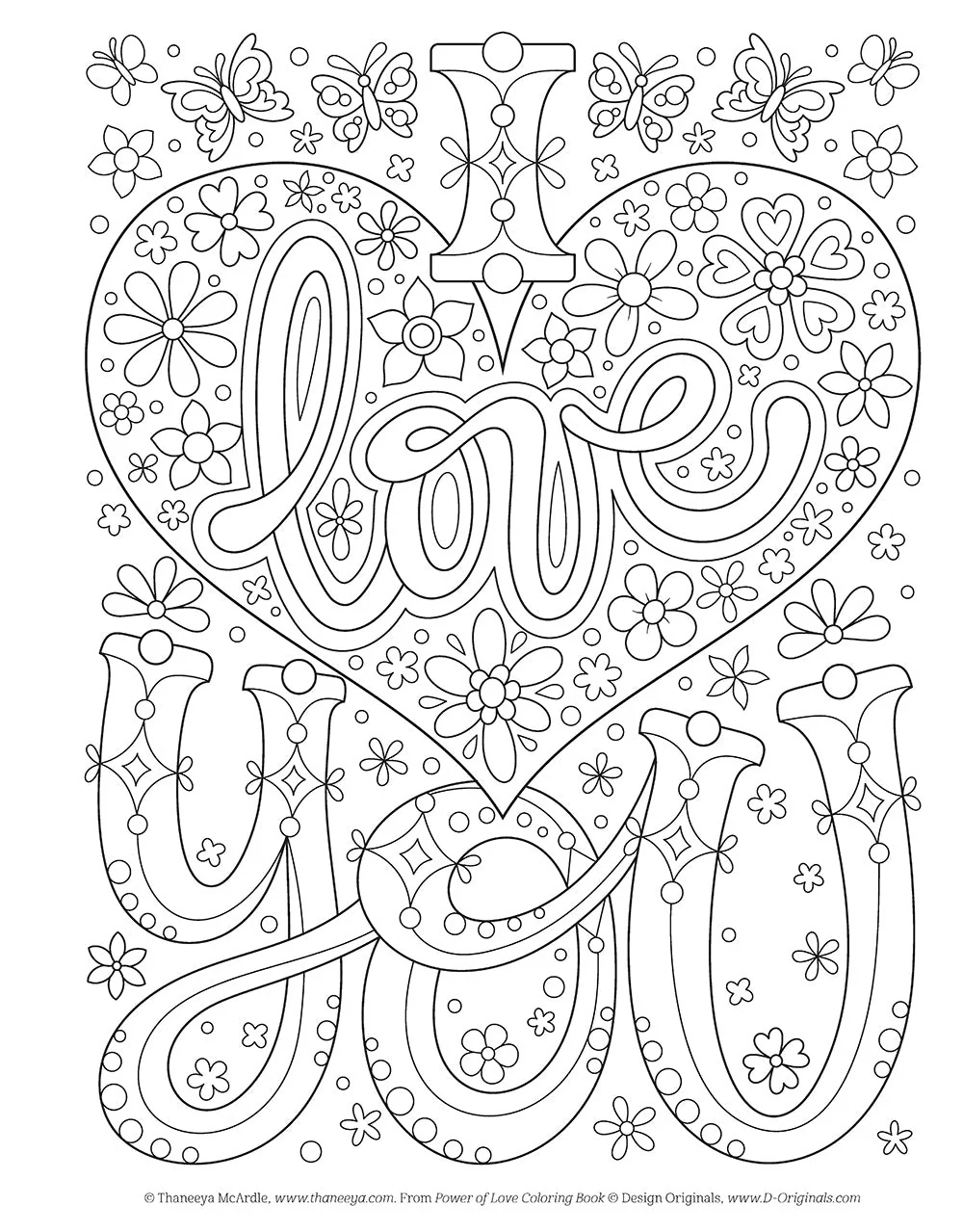Power of Love Coloring Book - Image 5