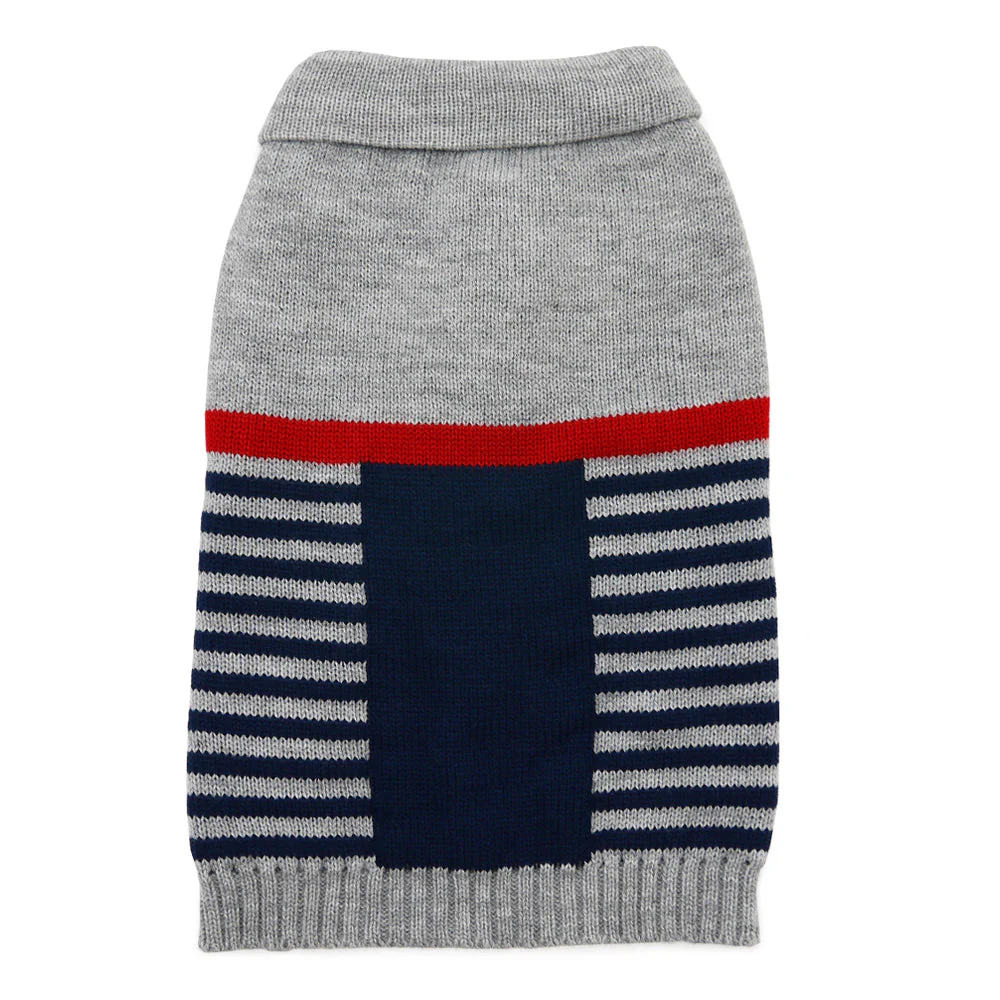Preppy Necktie Sweater - Image 2